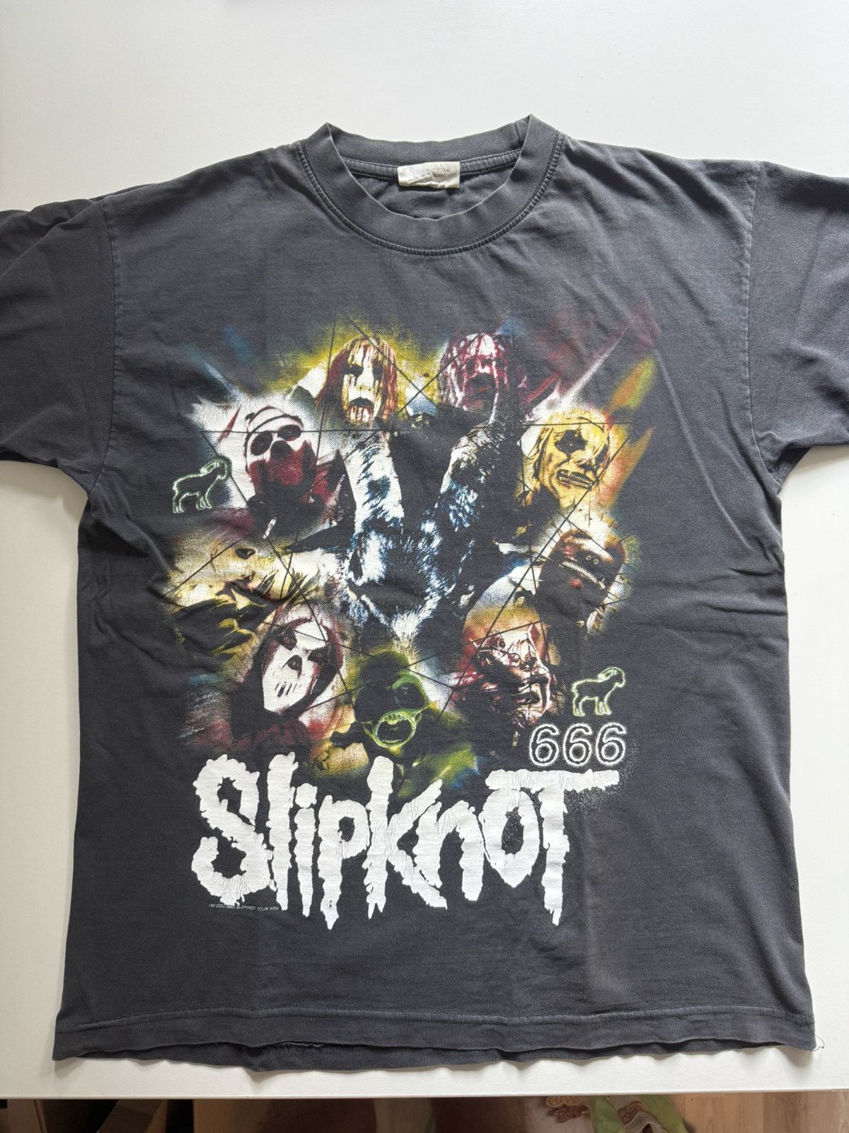 Other Original rare 2001 Slipknot Iowa World Tour Shirt Allsport Size US L / EU 52-54 / 3 - 1 Thumbnail