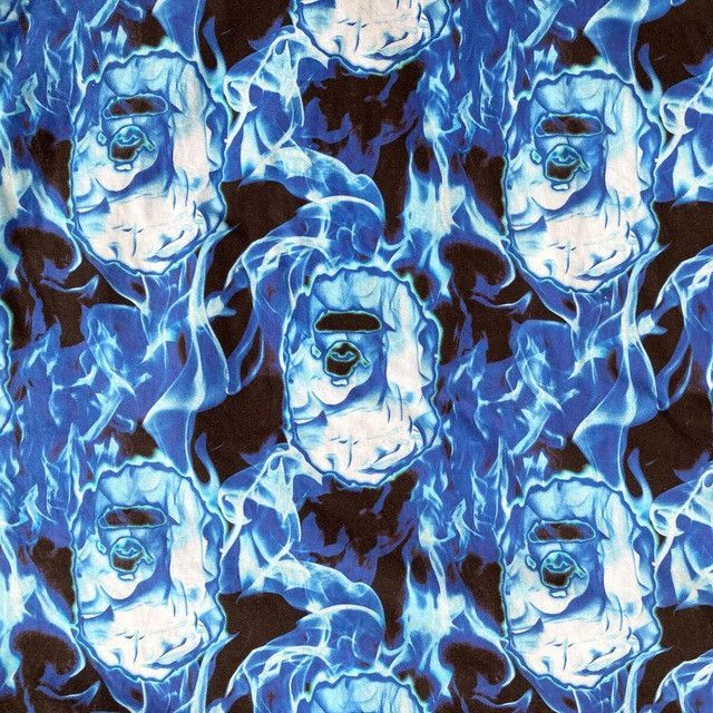 Bape BAPE FLAME Short Sleeve Shirt a bathing ape Fire Size US S / EU 44-46 / 1 - 2 Thumbnail