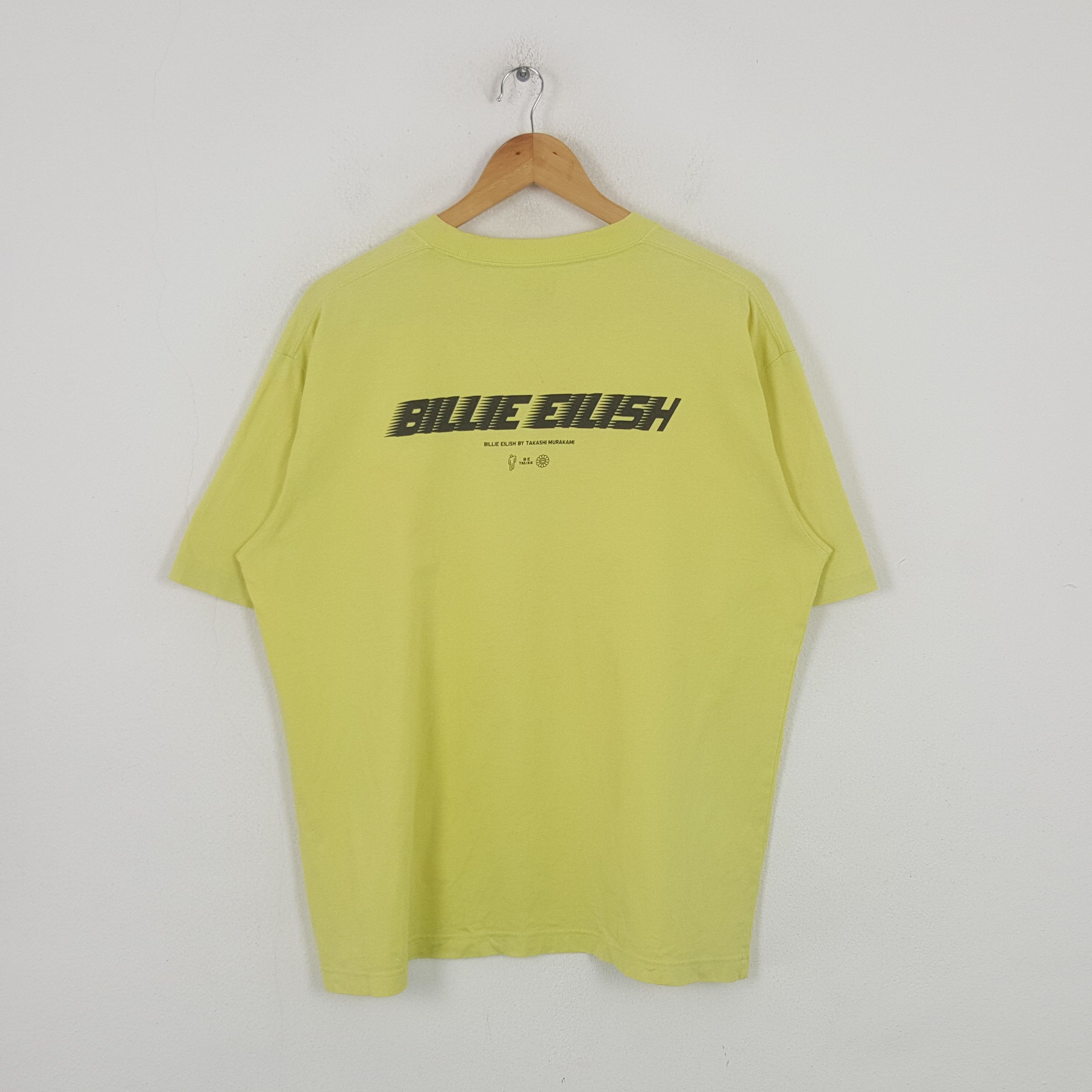 Billie Eilish × Takashi Murakami Vintage Billie Eilish X Takashi Murakami Japan Tshirt RR3 Size US L / EU 52-54 / 3 - 3 Thumbnail