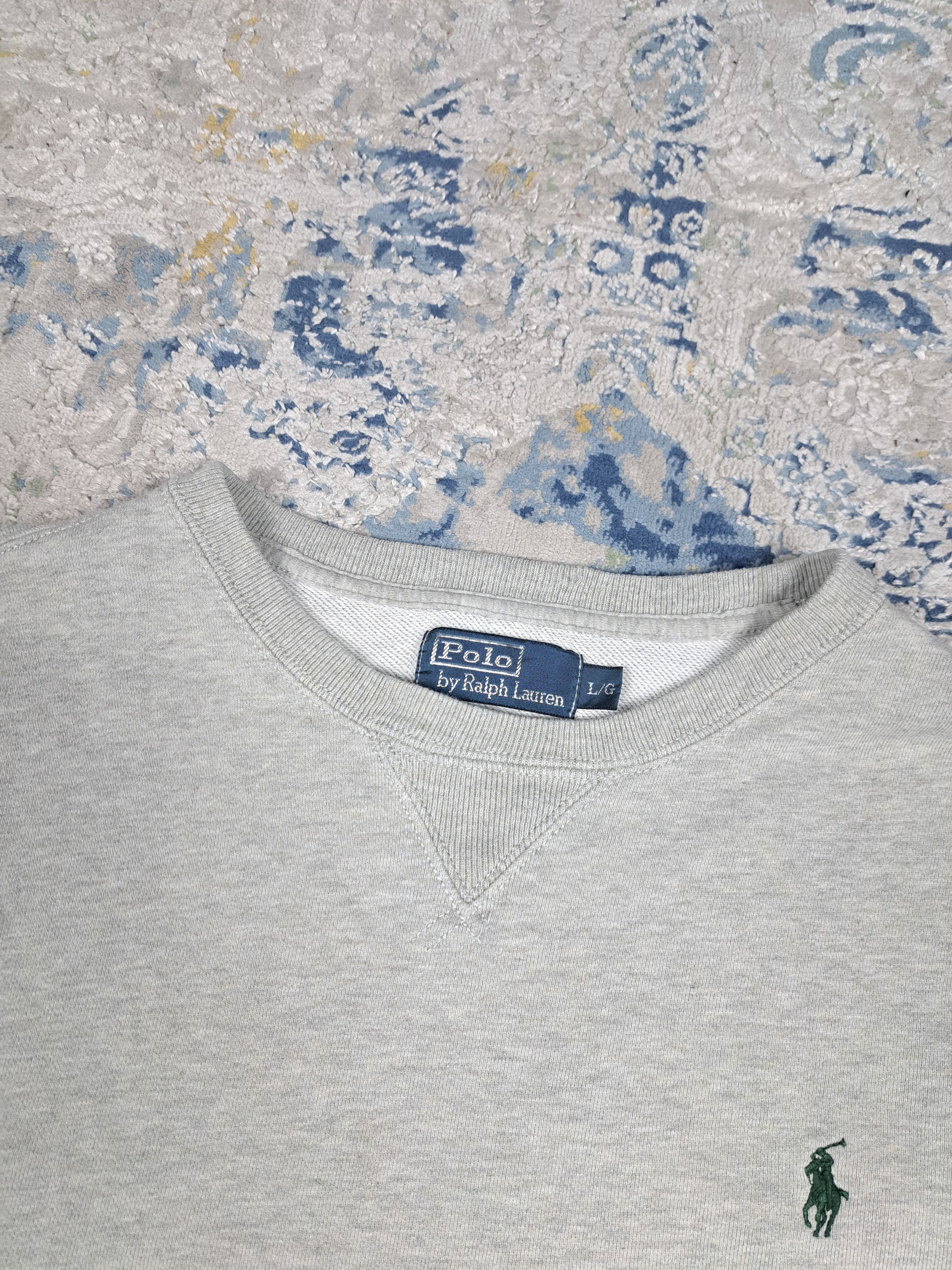 Polo Ralph Lauren Ralph Lauren Basic Crewneck Sweatshirt Green Horse y2k Size US L / EU 52-54 / 3 - 3 Thumbnail
