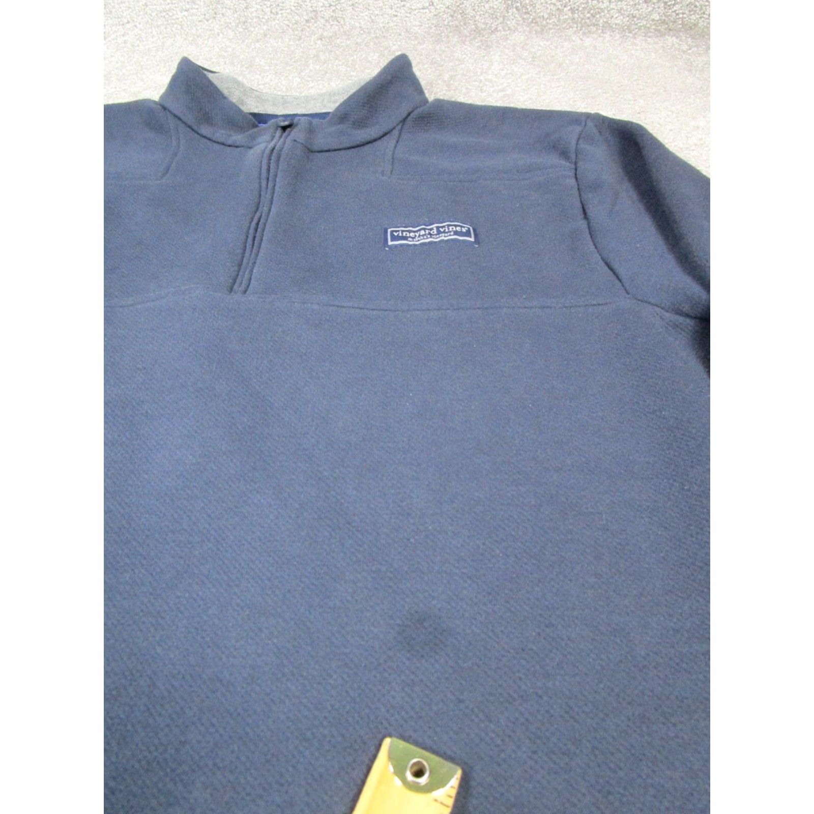 Vineyard Vines Vineyard Vines Sweater Mens XL Blue Knit Pullover Golf Mock Neck Long Sleeve Size US XL / EU 56 / 4 - 5 Thumbnail