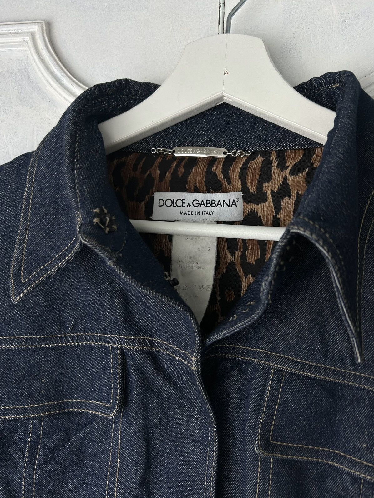 Dolce & Gabbana Dolce & Gabbana Denim Jacket Size S / US 4 / IT 40 - 4 Thumbnail