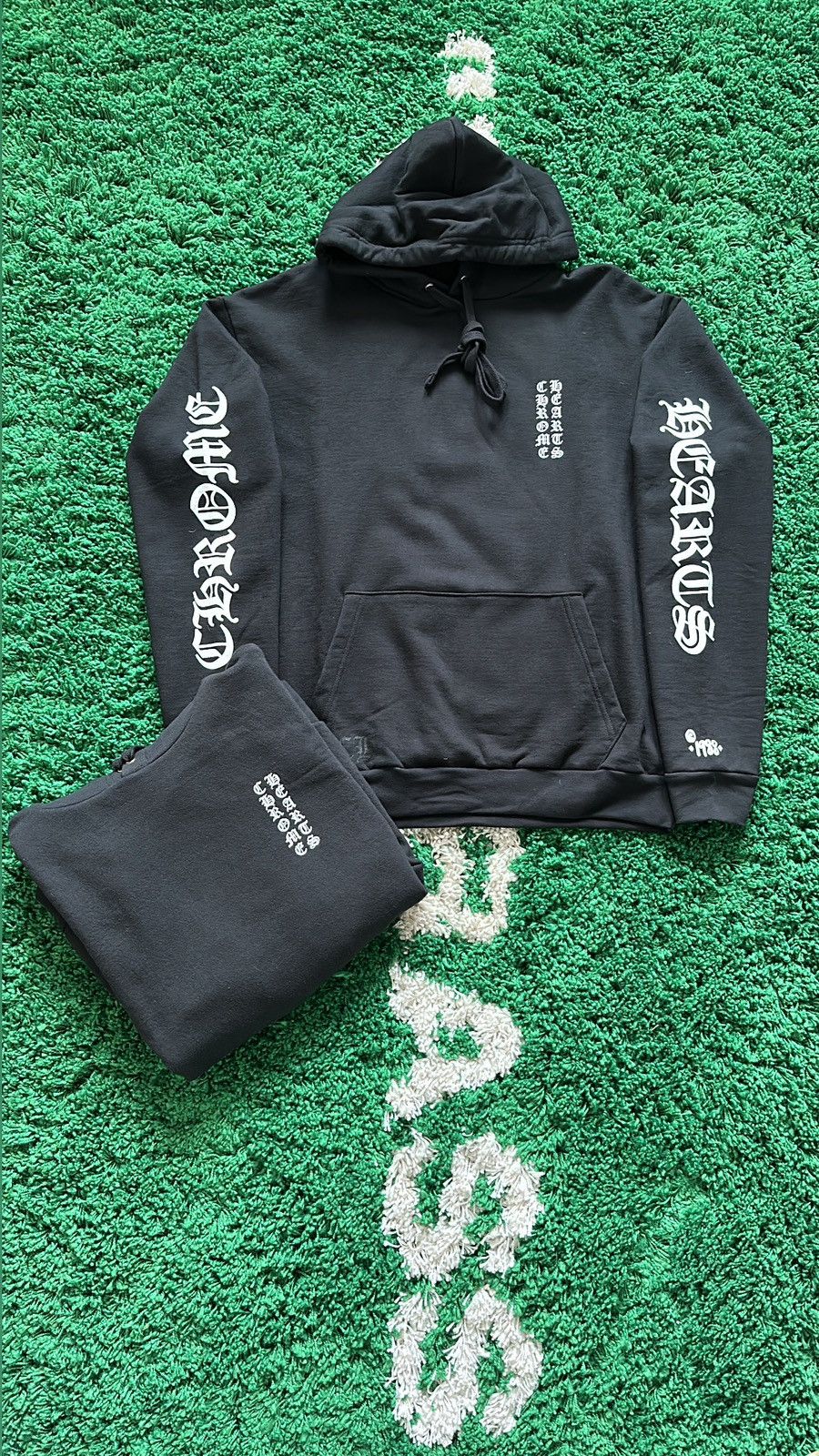 image of Chrome Hearts 1988 Hoodie Size XL in Black, Men's