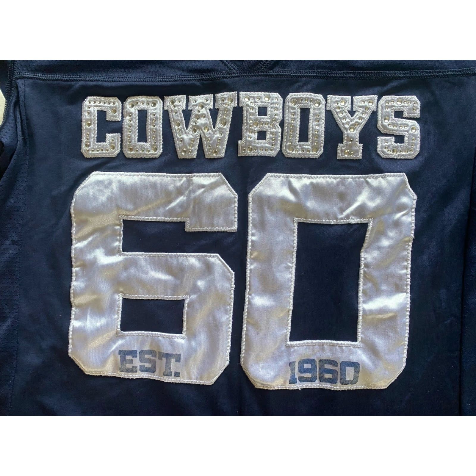 Pinko PINK 5th Ocean Dallas Cowboys Blue Jersey Shirt Women M Ocean Women’s M Dallas Cowboys Blue Jersey Shirt 60 #60 Size M / US 6-8 / IT 42-44 - 4 Thumbnail
