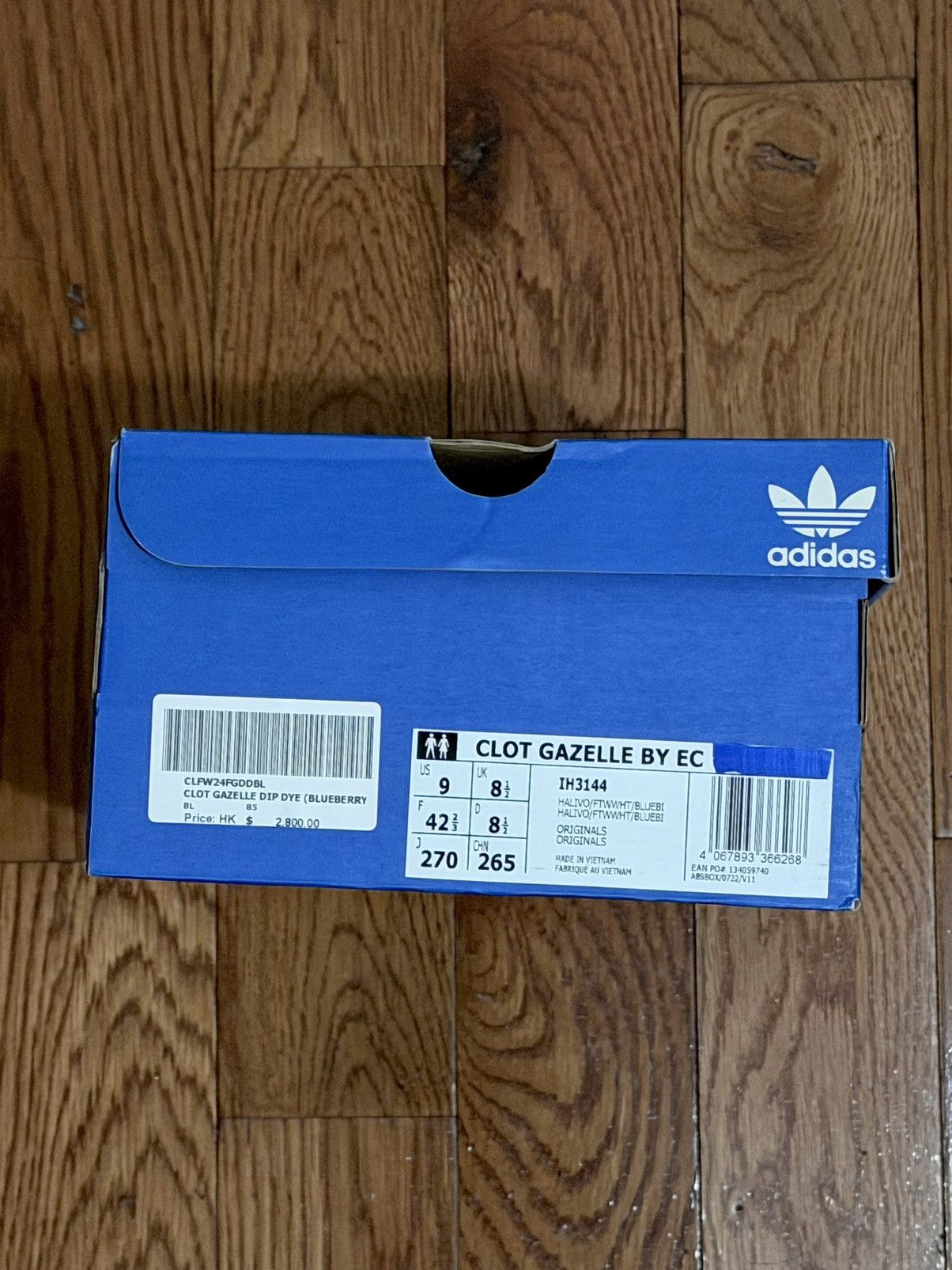 Adidas × CLOT Clot Gazelle Dip Dye Blueberry Size US 9 / EU 42 - 6 Thumbnail