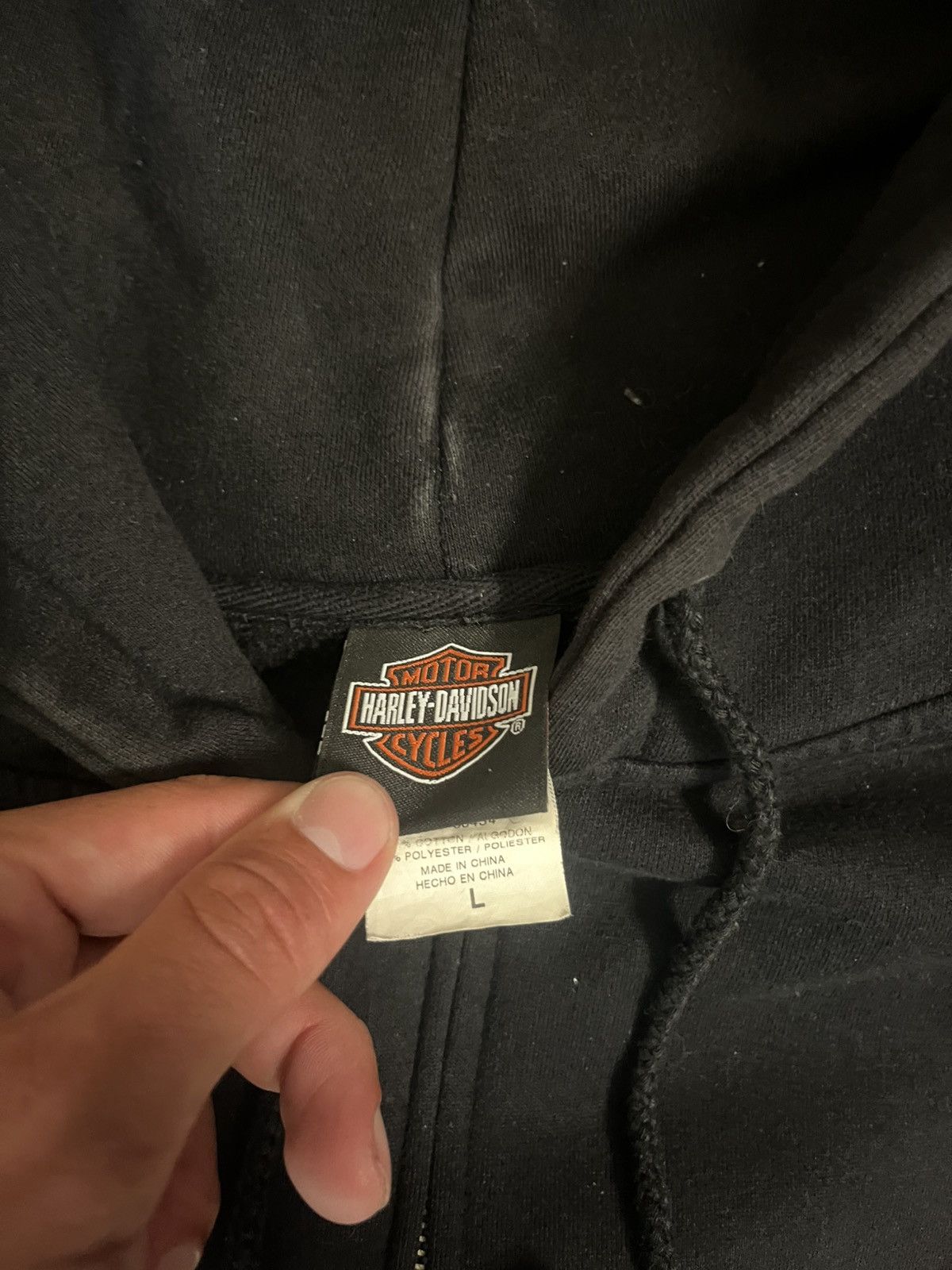 Harley Davidson Harley-Davidson Flame Zip-Up Hoodie 🔥 Size US L / EU 52-54 / 3 - 5 Thumbnail