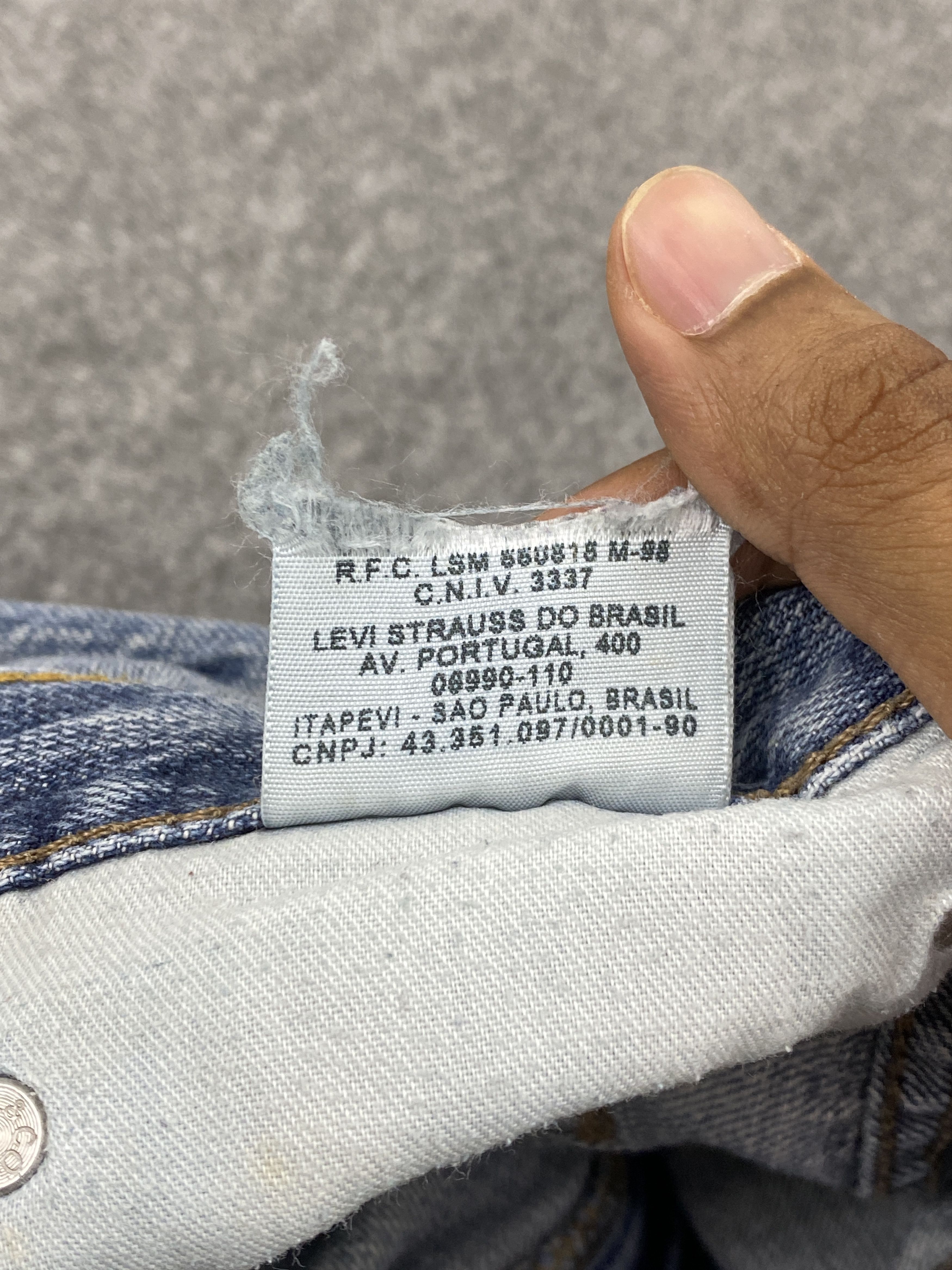 Levi's Vintage Levis 569 Faded Blue Jeans DP2619 Size US 40 / EU 56 - 7 Thumbnail