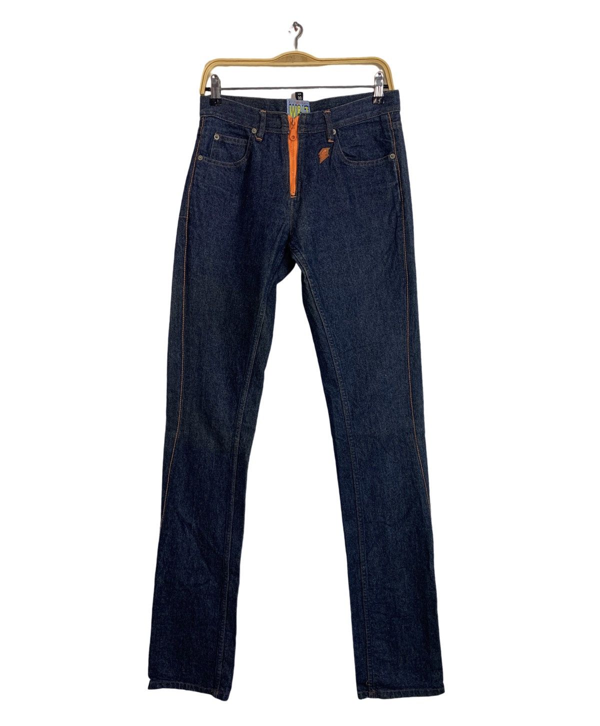 W&LT Hype W.&L.T Wildahd Lethal Trash Kiss Future Indigo Denim Size 30" / US 8 / IT 44 - 2 Thumbnail