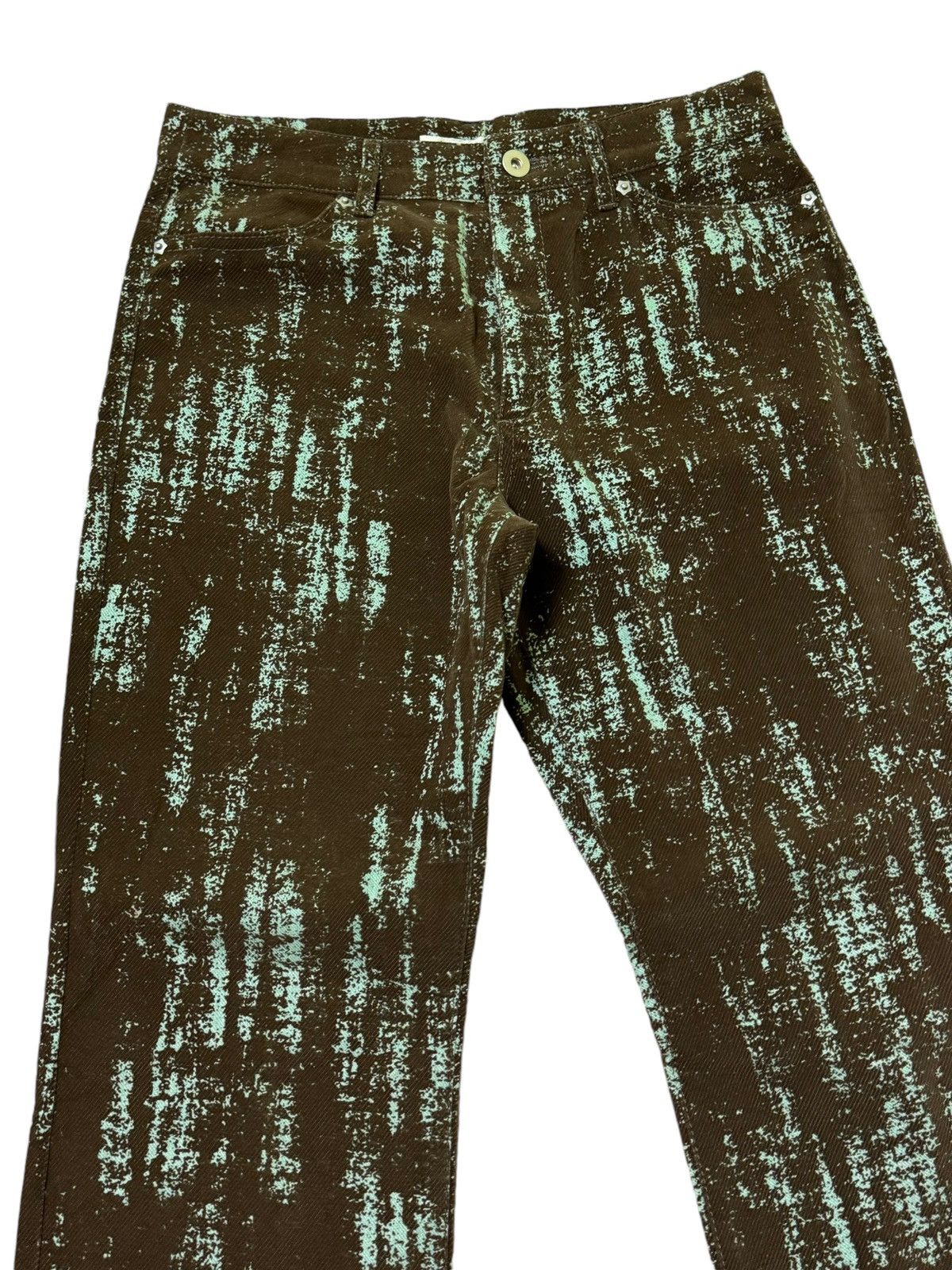 Hysteric Glamour × Japanese Brand LETITIA VELVET MATRIX INSPIRED RARE PANTS Size US 27 - 4 Thumbnail