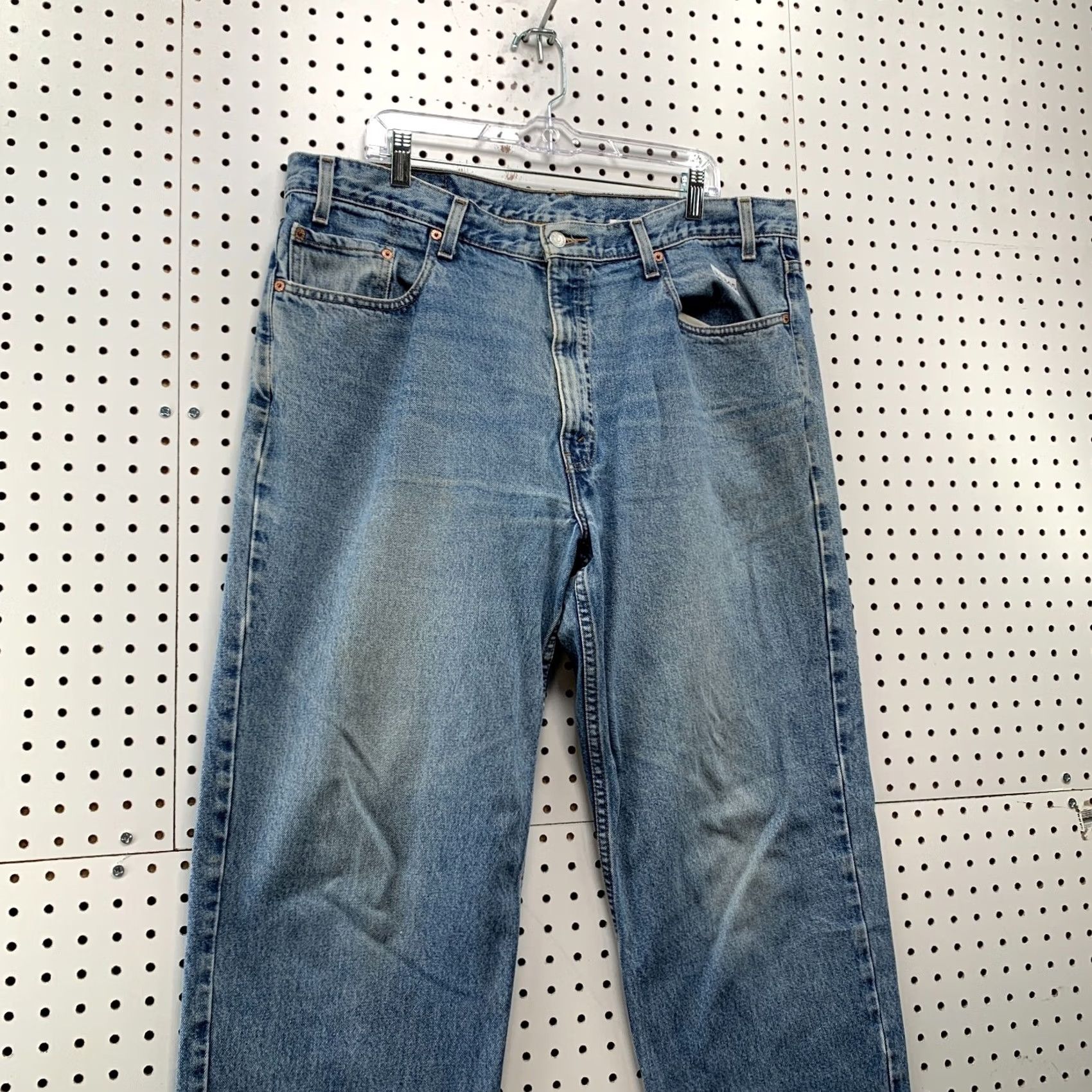 Levi's VINTAGE Levi's 550 Denim Blue Jeans Mens 40x31 Relaxed Straight Jeans Size US 40 / EU 56 - 5 Thumbnail