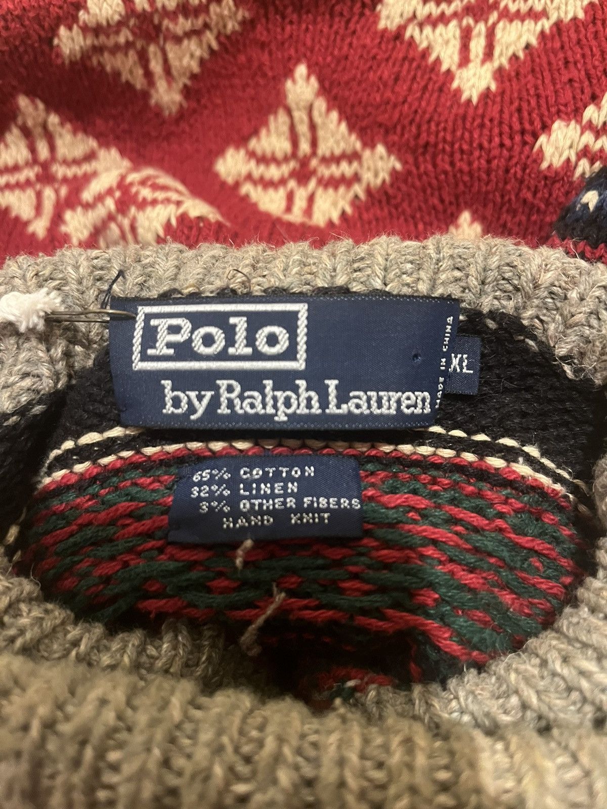 Polo Ralph Lauren NWT Vintage 1995 Polo Ralph Lauren Turttleneck Sweater Size US XL / EU 56 / 4 - 5 Thumbnail