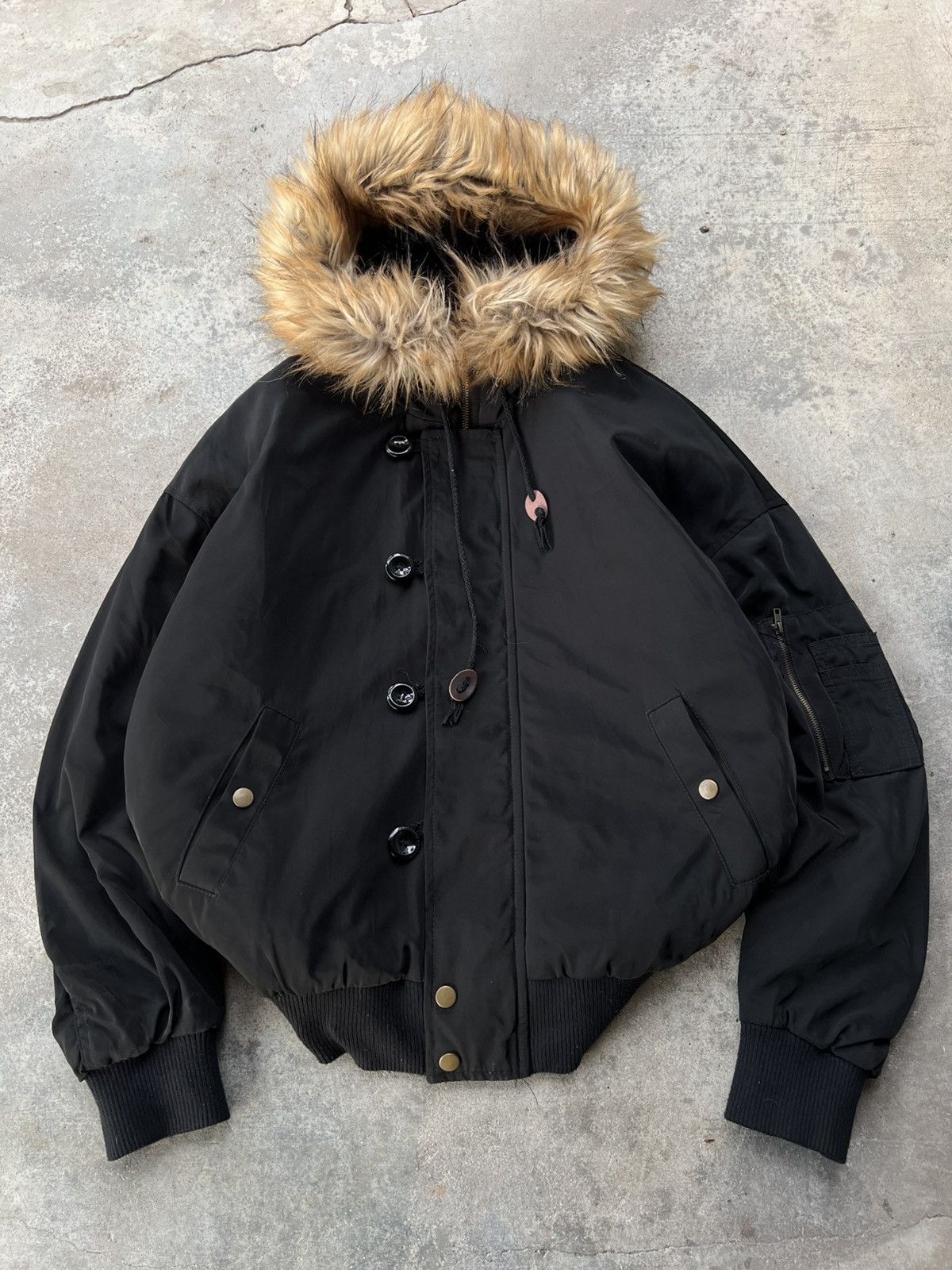 Japanese Brand Vintage Japanese Fur Hoodie Jacket Size US M / EU 48-50 / 2 - 2 Thumbnail