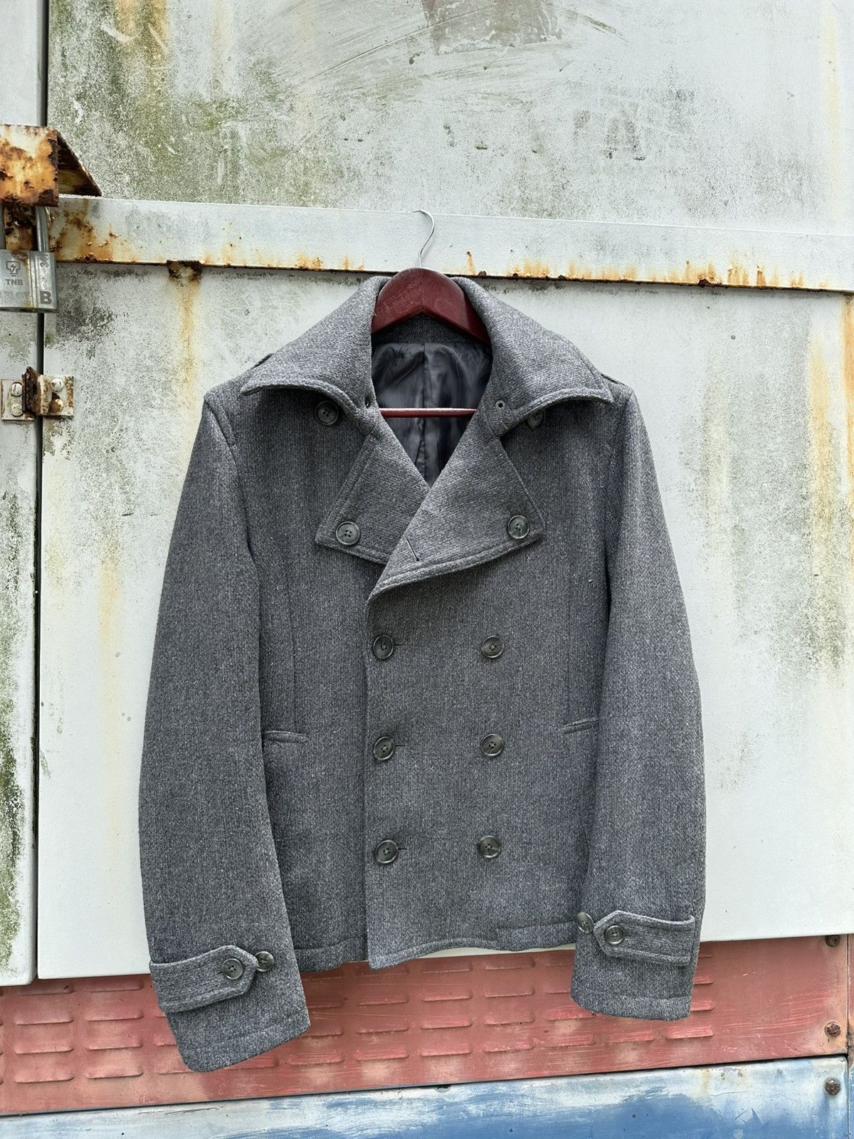 Tornado Mart 👹Tornado Mart Japan Double Breasted Wool Jacket (Woman) Size US S / EU 44-46 / 1 - 9 Thumbnail