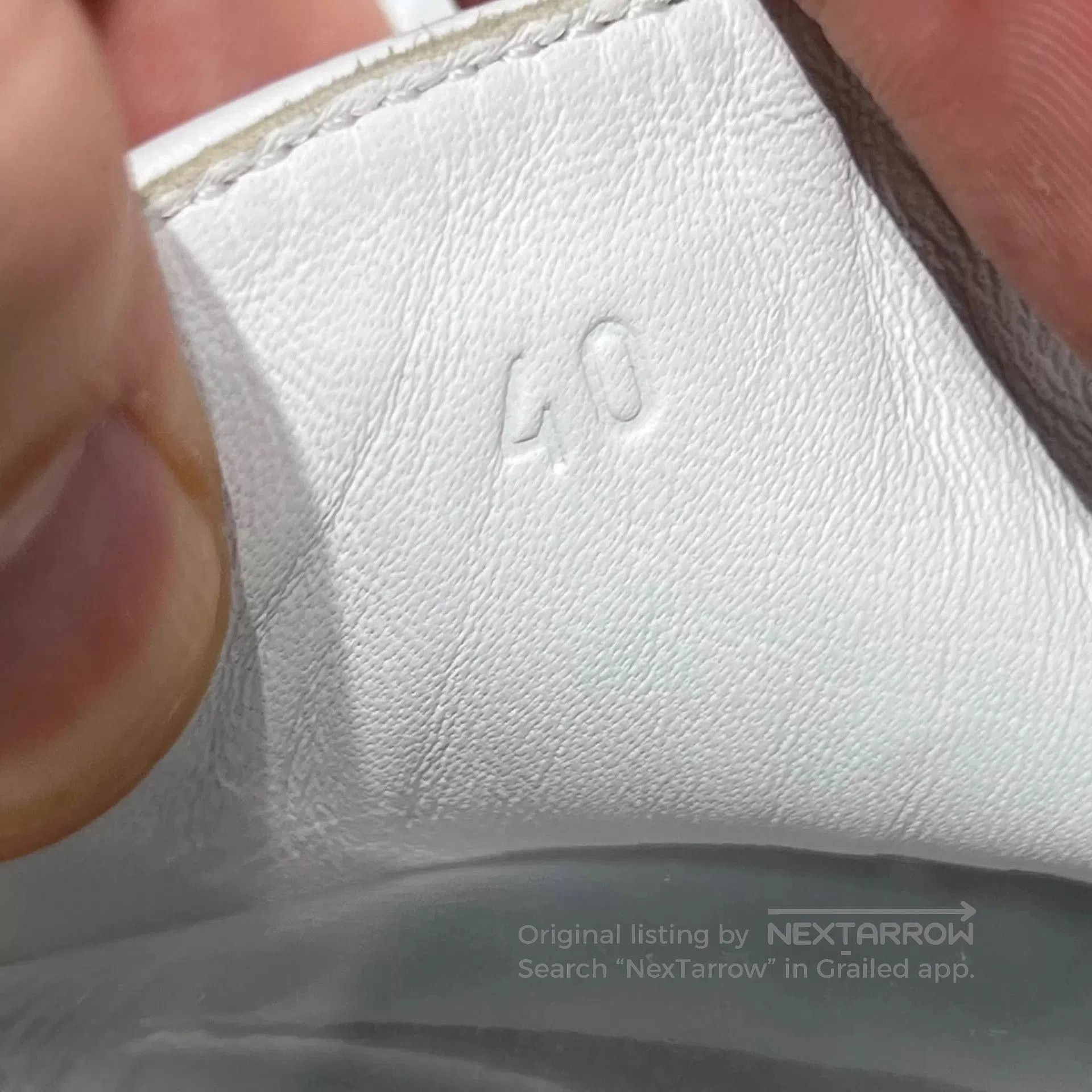 Hermes White Low. Size US 7 / EU 40 - 8 Thumbnail