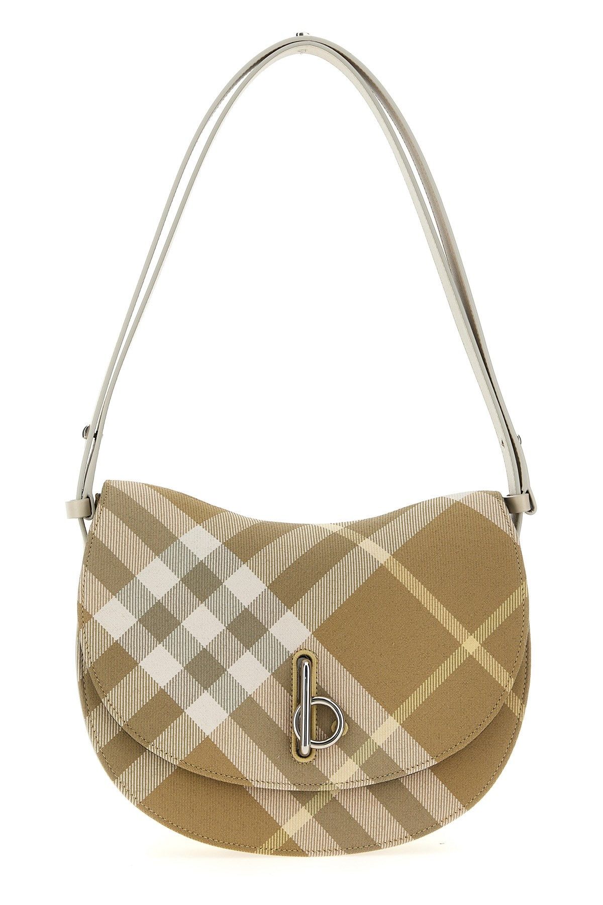 image of Burberry 'rocking Horse' Medium Shoulder Bag in Beige, Women's