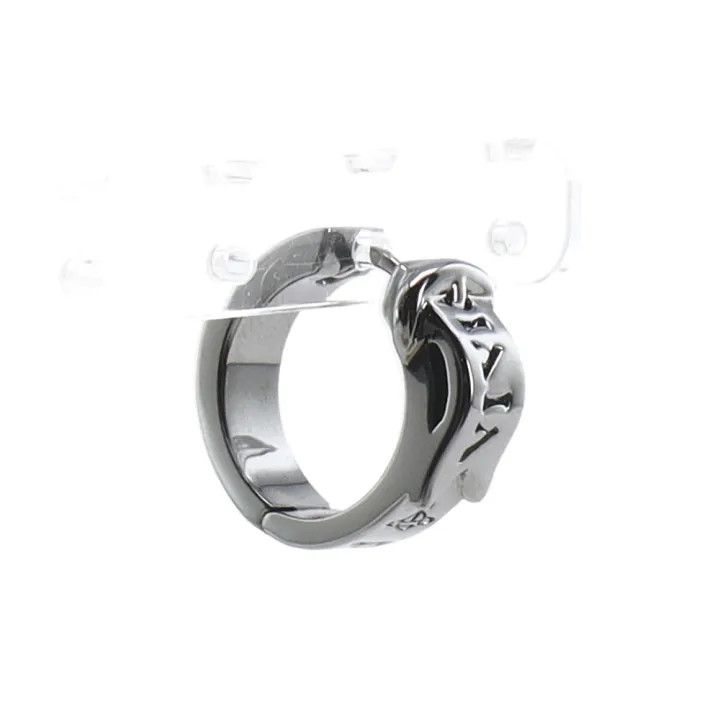 Vivienne Westwood Vivienne Westwood Brass Engraved Earrings in Silver 0079 Size ONE SIZE - 1 Thumbnail