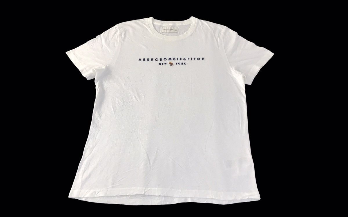 Abercrombie & Fitch Abercrombie & Fitch New York Embroidery Logo Printed Tee Size US XL / EU 56 / 4 - 1 Thumbnail