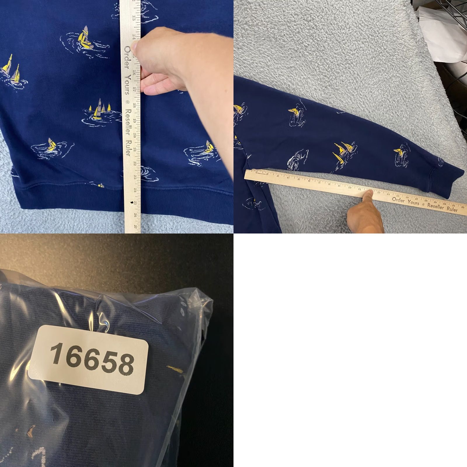 Scotch & Soda Scotch & Soda Sweatshirt Mens Small Sail Boats Pullover Crew Preppy Blue Size US S / EU 44-46 / 1 - 8 Thumbnail