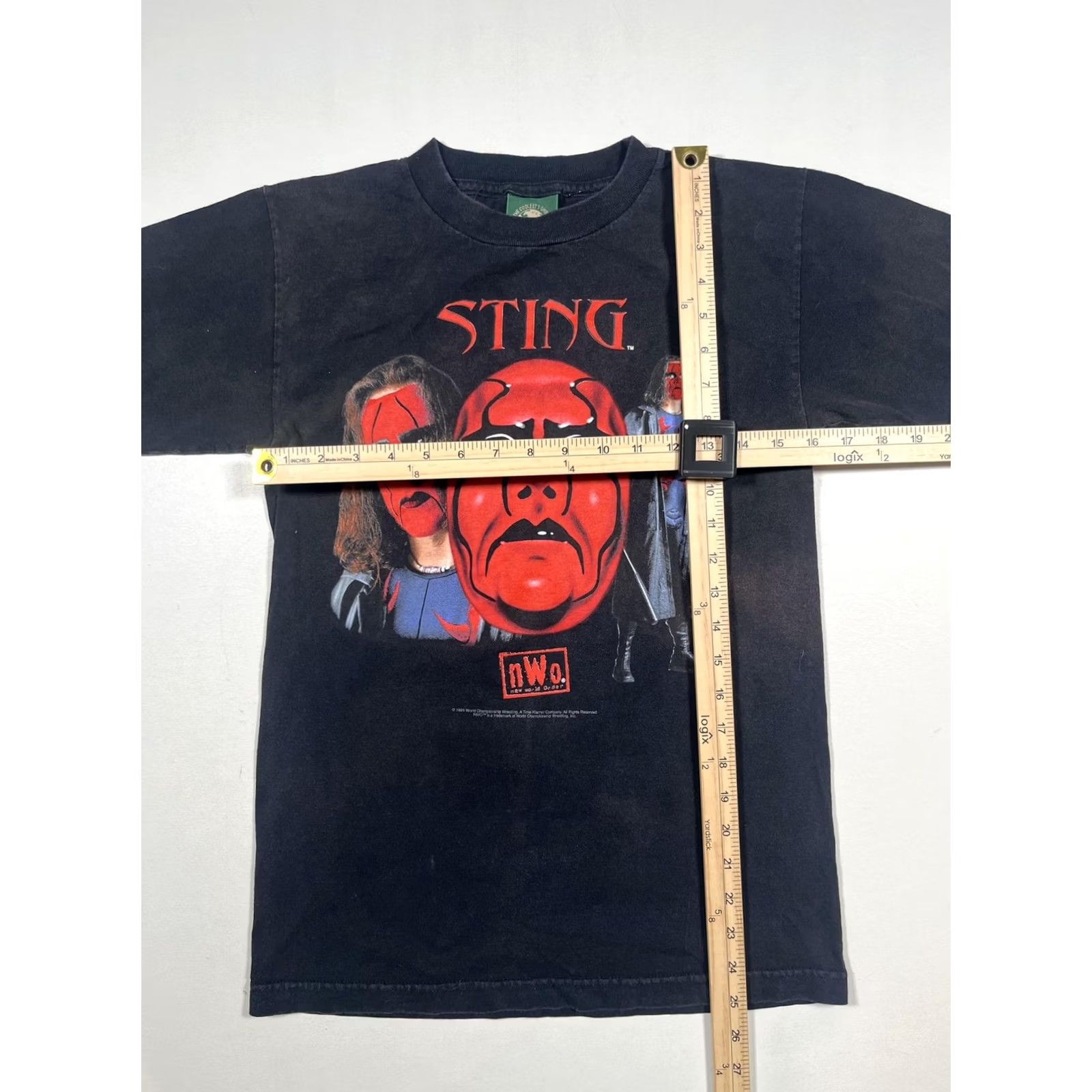 Vintage VINTAGE WCW Sting Shirt Mens Small Black Wrestling NWO Logotel Graphic Tee 1998 Size US S / EU 44-46 / 1 - 7 Thumbnail
