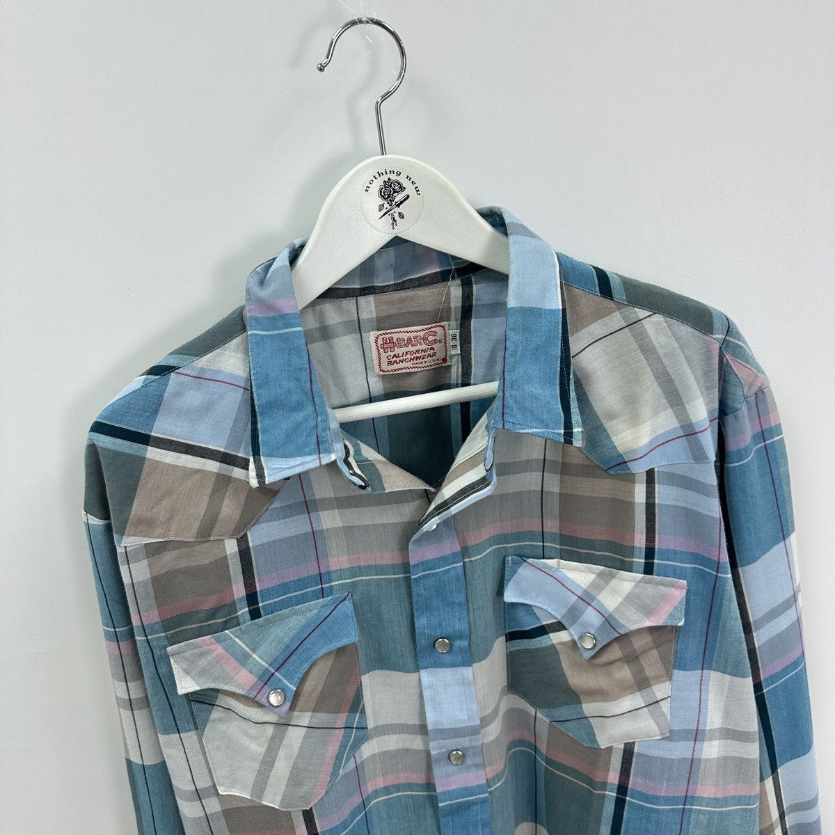 Vintage Vintage 80s 70s H Bar C California Ranchwear USA shirt y2k Size US XL / EU 56 / 4 - 4 Thumbnail