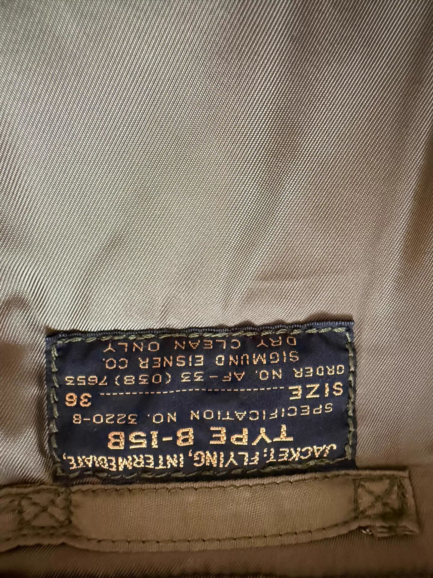 Other real McCoy B15B 20yo Vintage Jacket 36 Mint Thick Size XS / US 0-2 / IT 36-38 - 8 Thumbnail