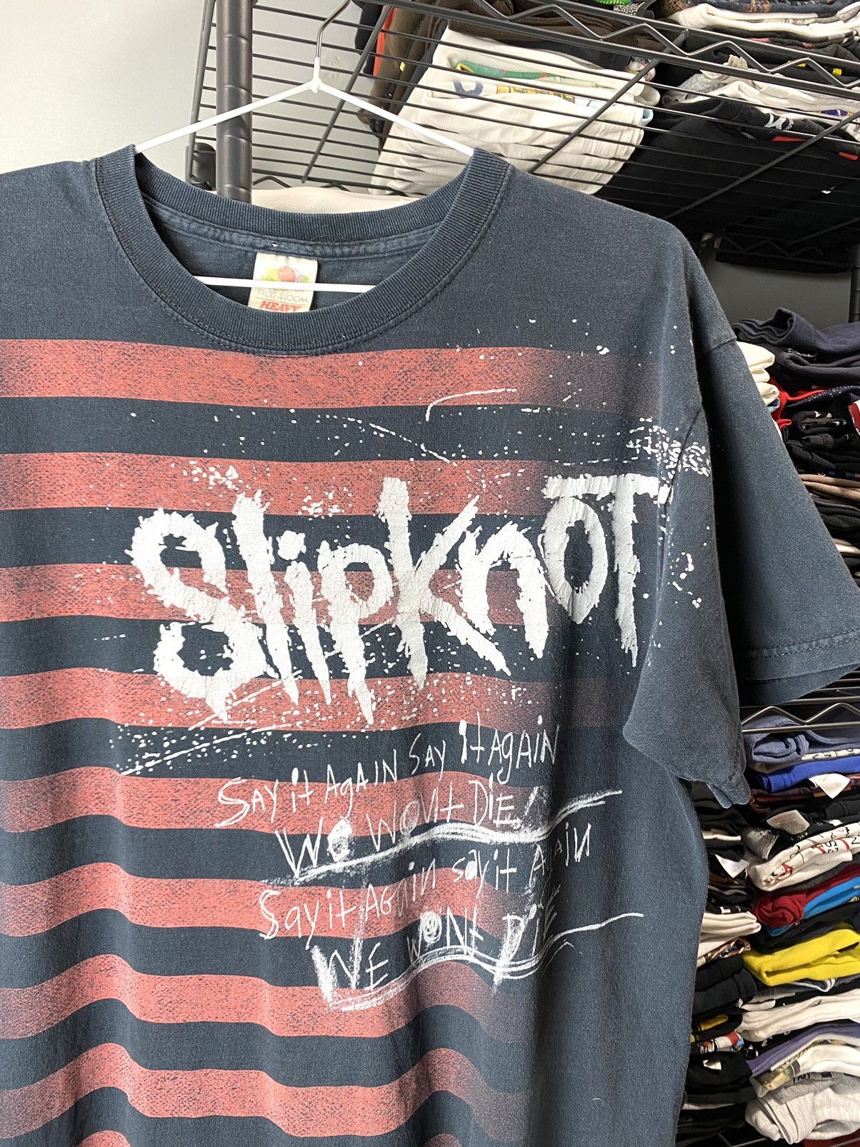 Band Tees Early 00’s Vintage Slipknot Band T Shirt Heavy Metal Size US L / EU 52-54 / 3 - 2 Thumbnail