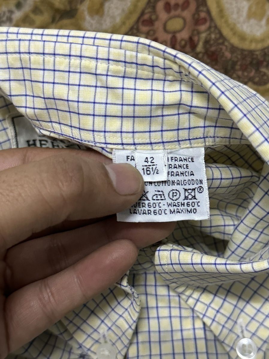 Hermes 1990 - Hermes By Maison Margiela 42-16 1/2 Made in France Size US XL / EU 56 / 4 - 5 Thumbnail