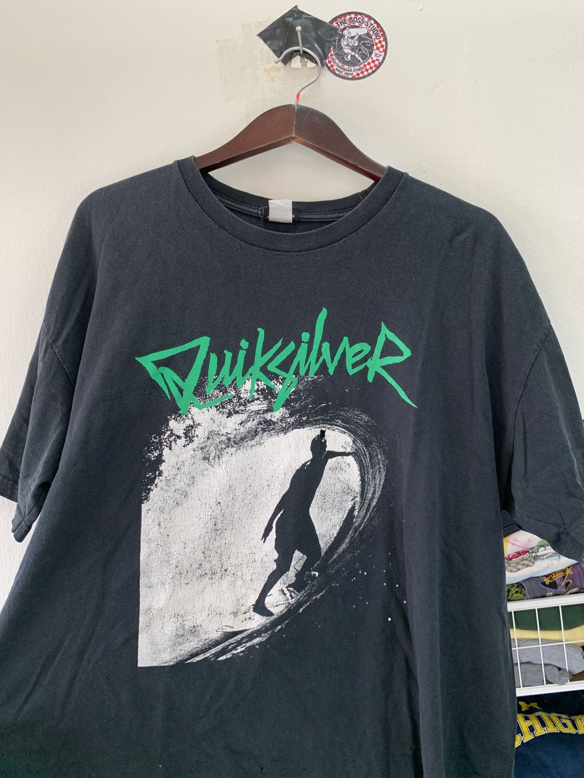 Quiksilver size XL: Vintage Quiksilver surf tshirt surfing rare design Size US XL / EU 56 / 4 - 2 Thumbnail