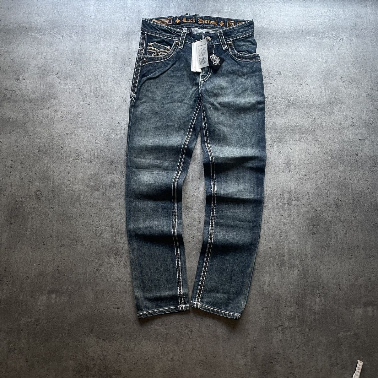 Rock Revival × Vintage NWT Rock Revival Bilby Chrome Herats Style Pants Size US 30 / EU 46 - 5 Thumbnail