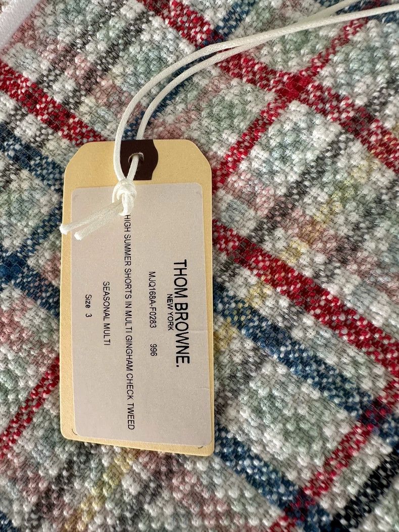 Thom Browne Thom Browne Grain pattern mid-waist tied in straight jeans Size US 27 - 7 Thumbnail