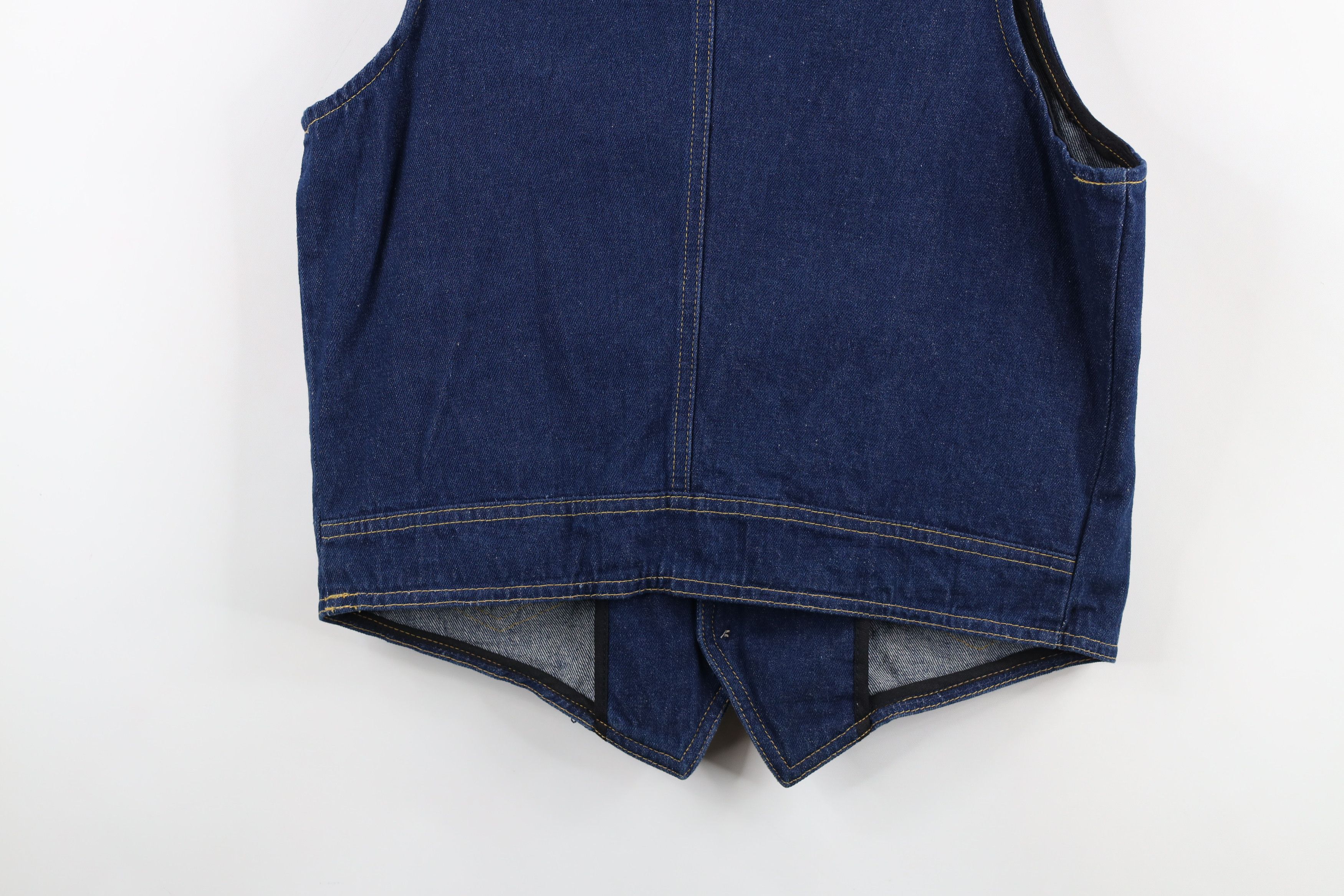 Lee × Vintage Vintage 60s 70s Lee Cowboy Denim Jean Vest Jacket Blue USA Size US L / EU 52-54 / 3 - 14 Thumbnail