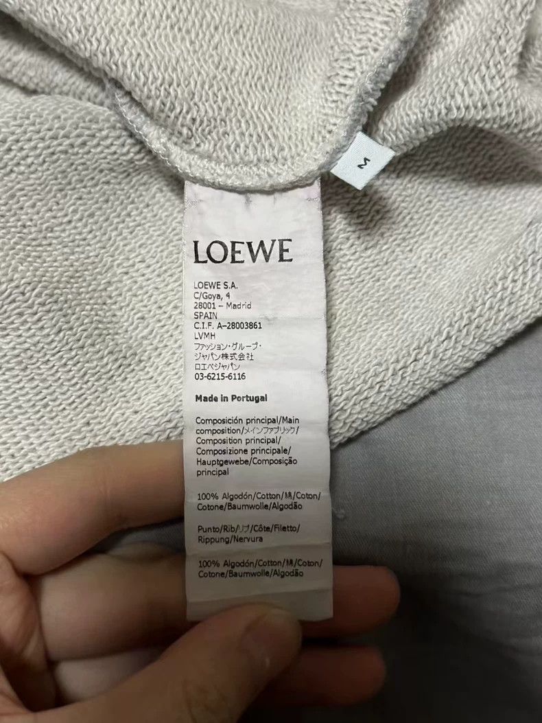 Other LOEWE Grey embroidered hoodie Size M / US 6-8 / IT 42-44 - 3 Thumbnail