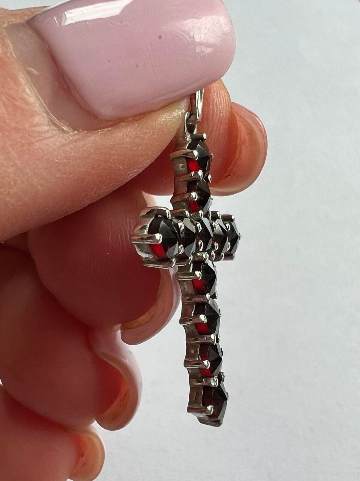 Vintage Beautiful Sterling Silver 925 Jewelry Pendant Italy Marked Size ONE SIZE - 5 Thumbnail