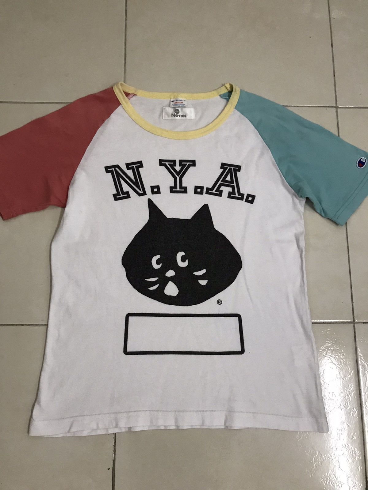 Champion × Issey Miyake × Japanese Brand Champion Ne-net Tee Shirt Size US S / EU 44-46 / 1 - 5 Thumbnail