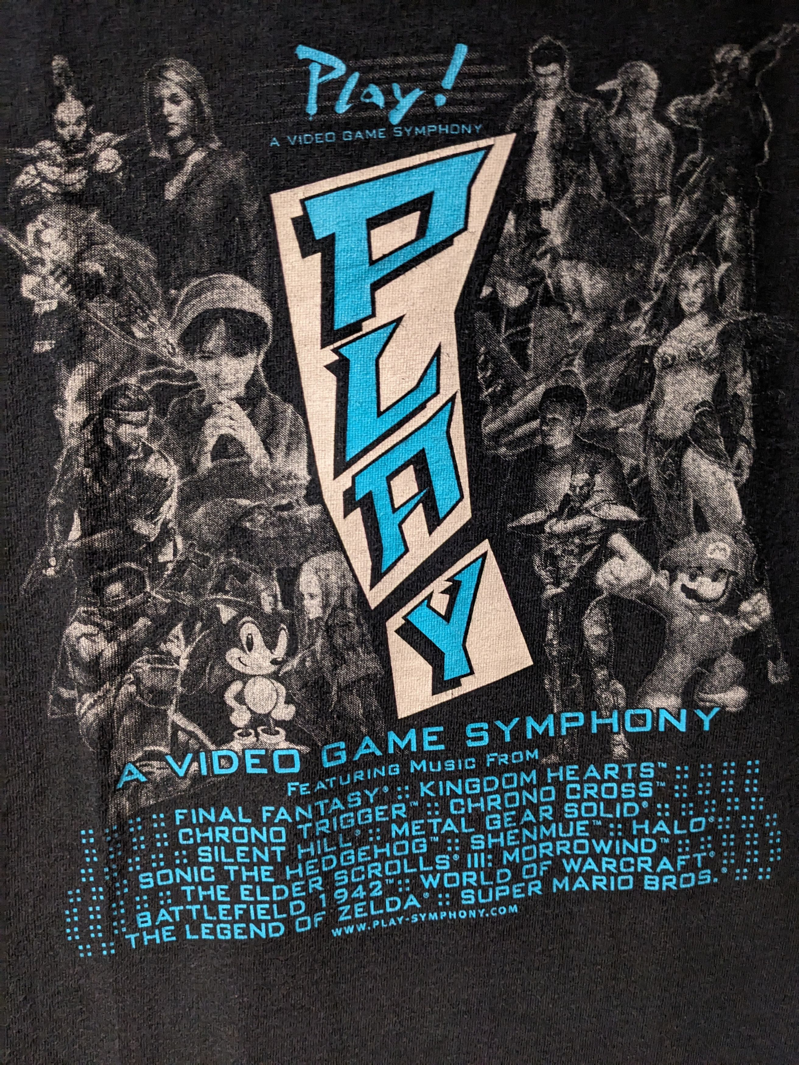 Nintendo × Playstation × Vintage Vintage Y2K Play! A Video Game Symphony Convention T-Shirt Size US S / EU 44-46 / 1 - 2 Thumbnail