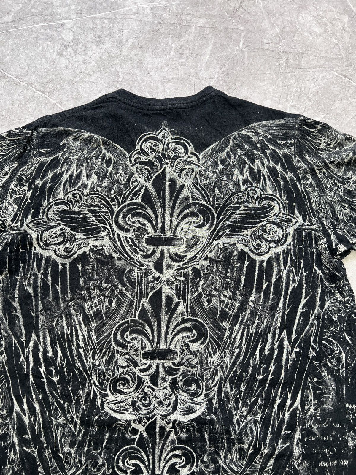 Affliction × Ed Hardy Sk8 FULL PRINT SKULL GRUNDE PUNK T-Shirt y2k affliction Size US M / EU 48-50 / 2 - 11 Thumbnail