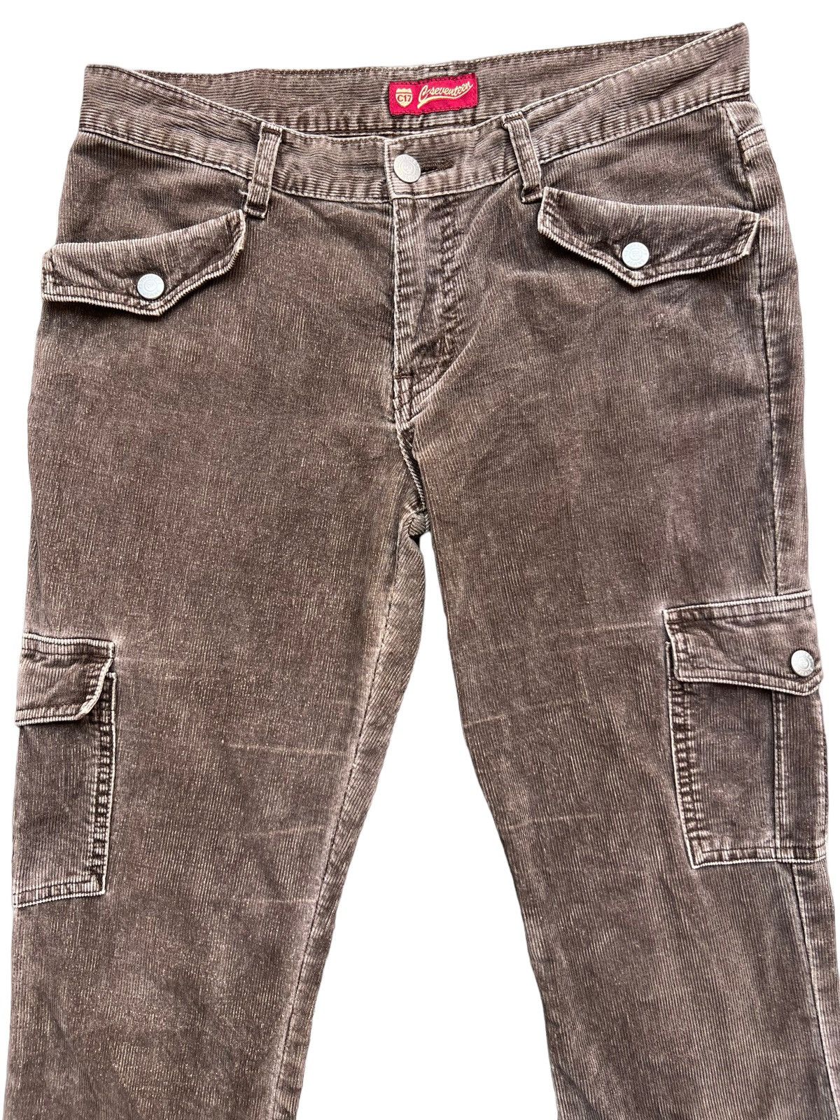 Japanese Brand Flare💥 Japan Corduroy Pants Bootcut Flare Pants 31x31 Size US 31 - 4 Thumbnail