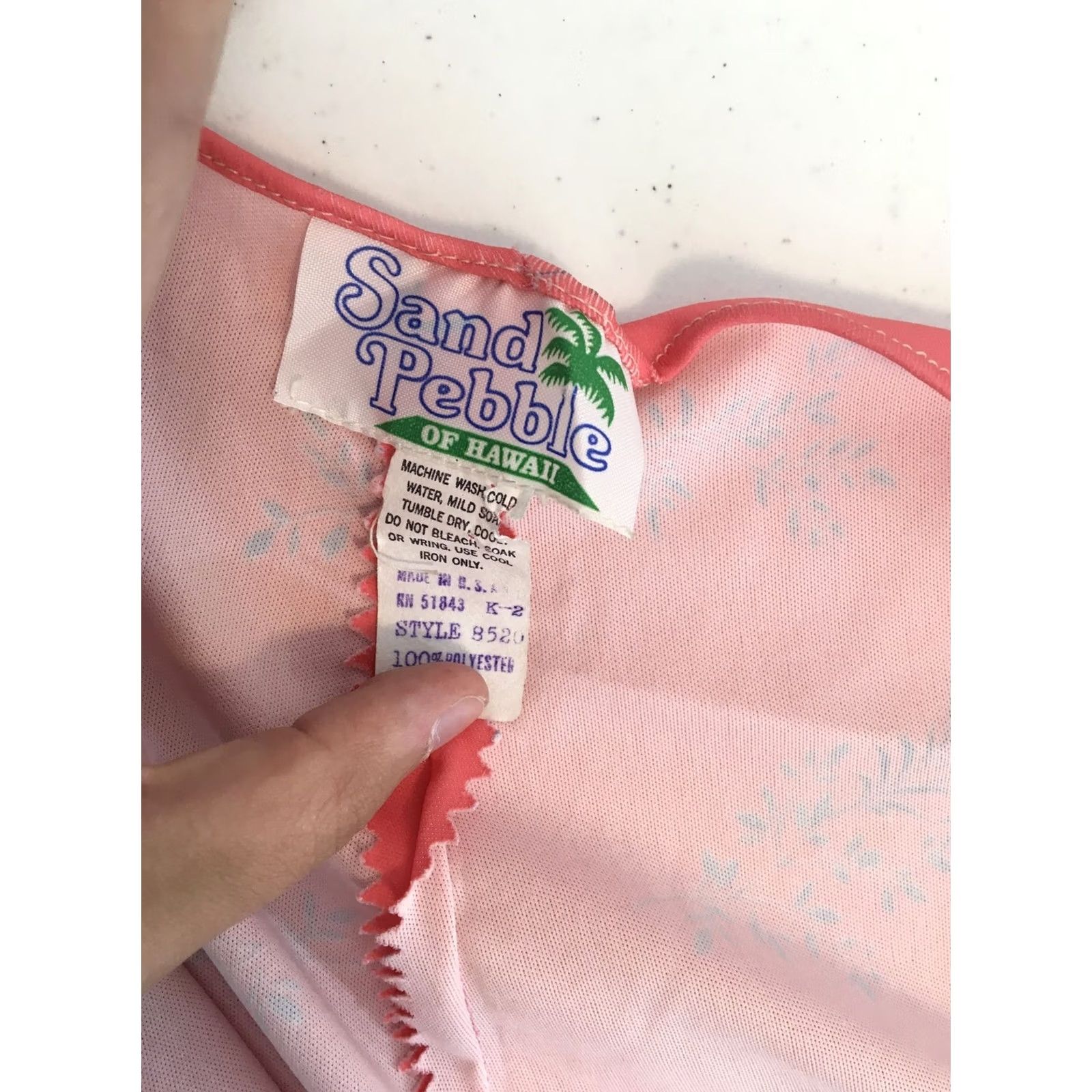 Pinko VTG 1970s Sand Pebble Of Hawaii Floral Maxi Wrap Sarong Dress Pink HW Floral Wrap Maxi Sand Pebble Of Hawaii Womens One Size Regular Polyester Tie NM Size ONE SIZE - 7 Thumbnail
