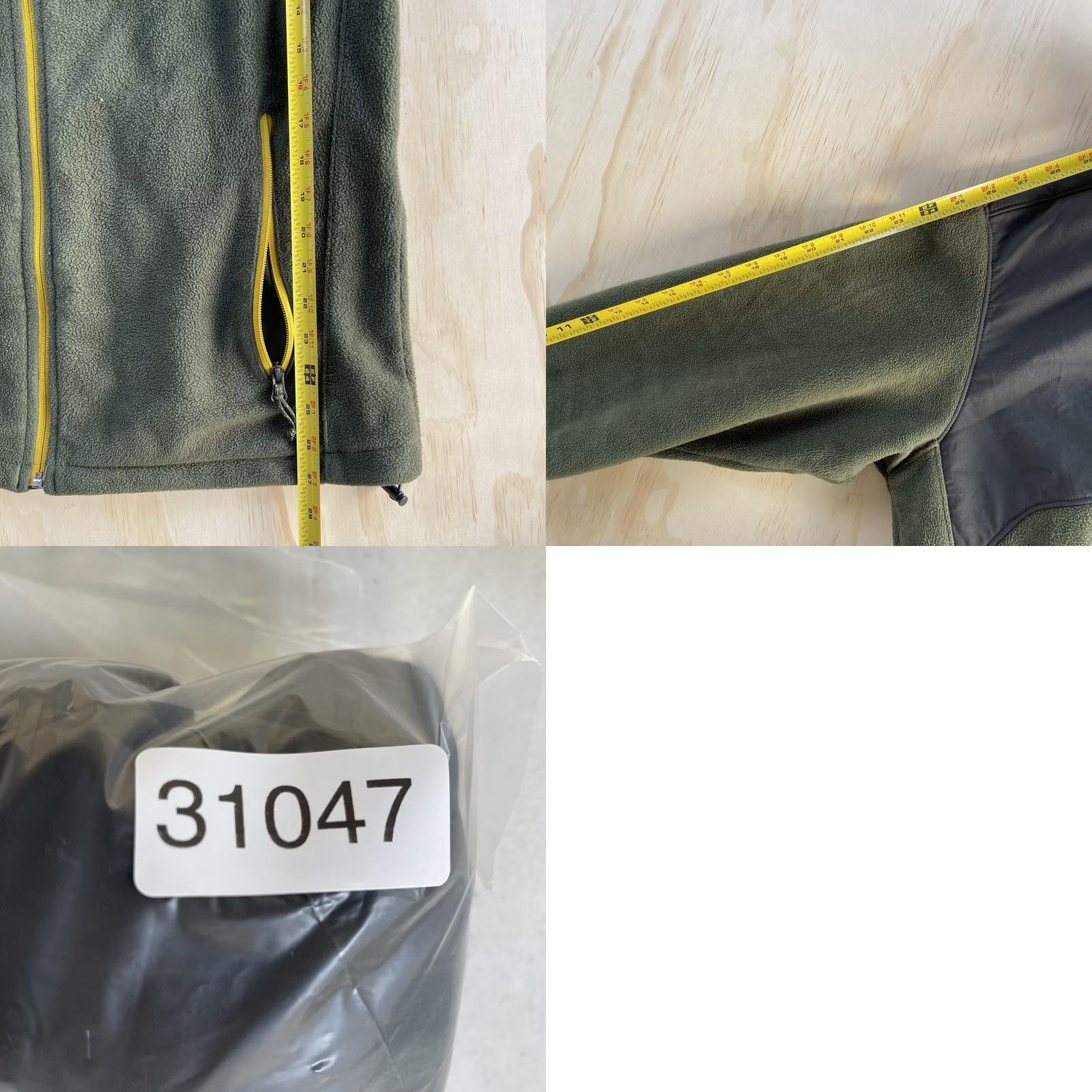 YOKE Columbia Jacket Mens Large Green Fleece Full Zip Nylon Yoke Outdoor Hiking Coat Size US L / EU 52-54 / 3 - 8 Thumbnail