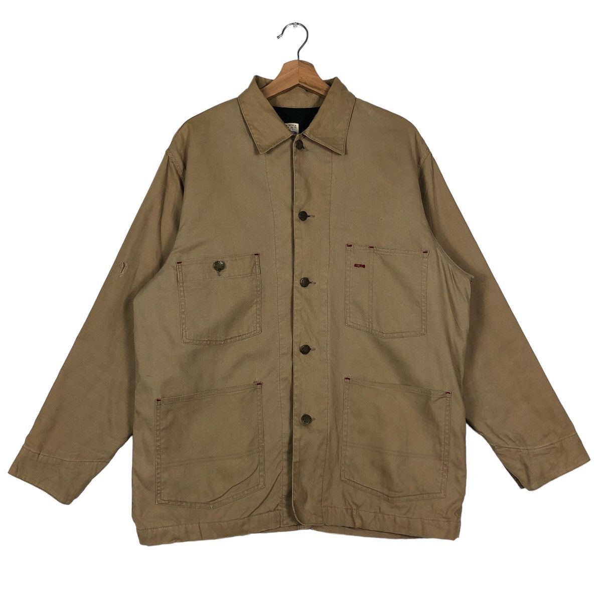 🔥90’s Chore Jacket Cotton Blue Original Japan Issey Miyake