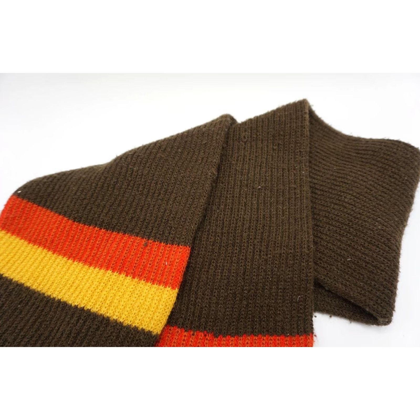 Vintage VINTAGE Striped Acrylic Winter Scarf 1970's Size ONE SIZE - 5 Thumbnail