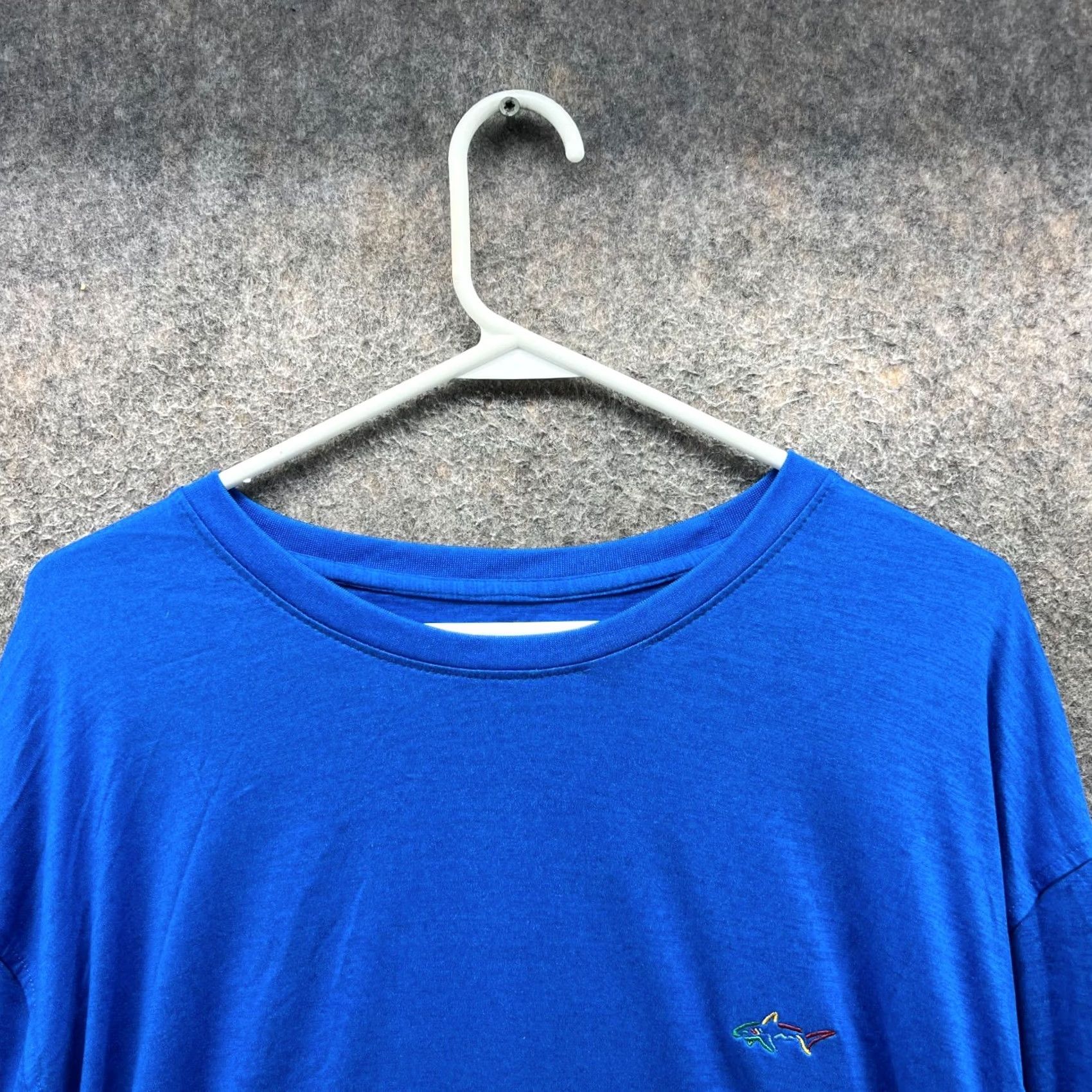 Vintage Greg Norman Shirt Mens 2XL Blue Long Sleeve Crewneck Cotton Texports Logo Shirt Size US XXL / EU 58 / 5 - 6 Thumbnail