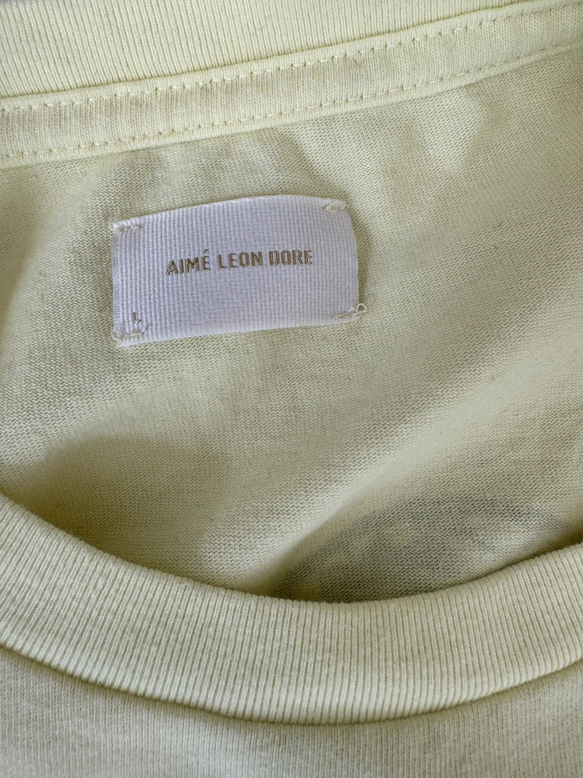 Aime Leon Dore Aimé Leon Dore Unisphere Tee - Yellow-Pear (Future Grail) Size US L / EU 52-54 / 3 - 6 Thumbnail