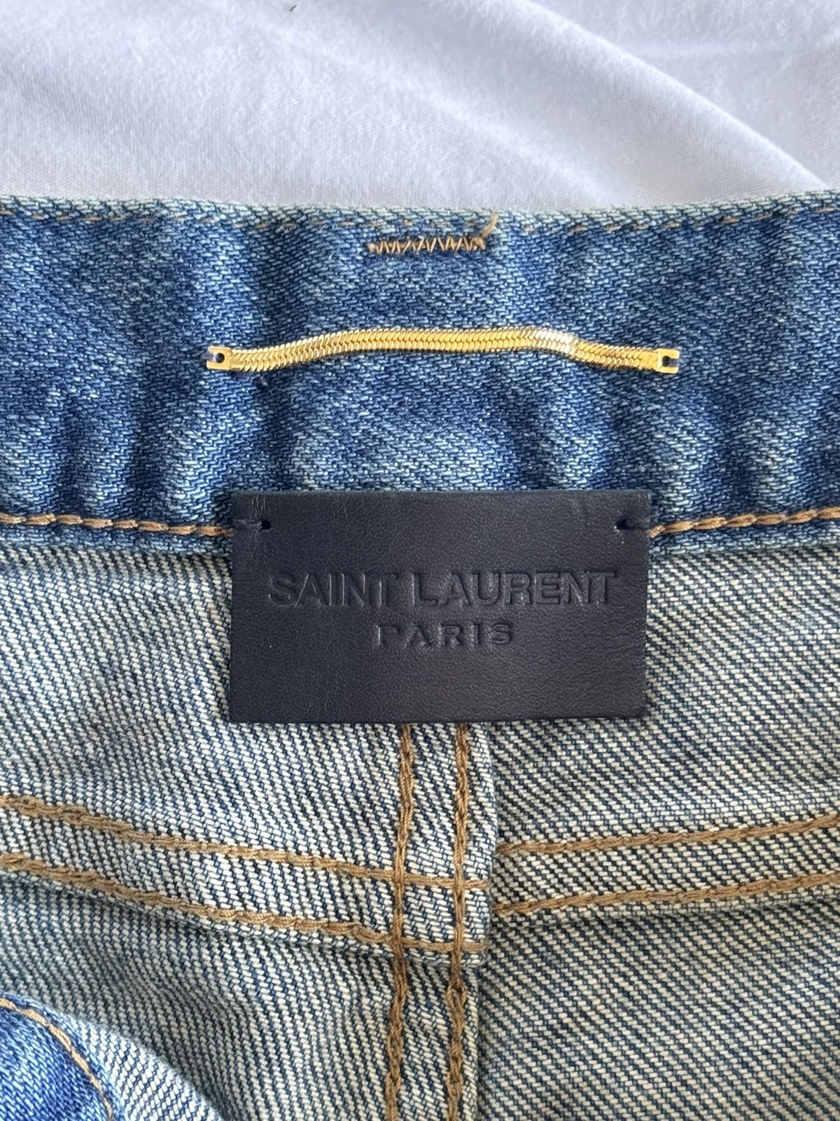 Saint Laurent Paris × Yves Saint Laurent Saint Laurent Skinny Jeans Size 24" / US 00 / IT 34 - 6 Thumbnail
