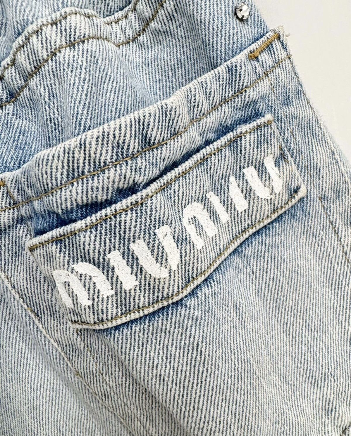 Miu Miu Miumiu denim shorts Size 24" / US 00 / IT 34 - 5 Thumbnail