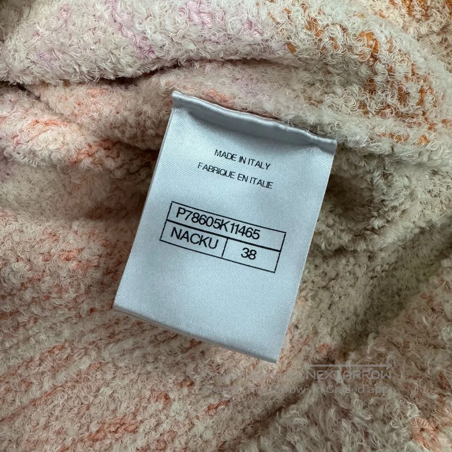 Chanel Chanel Ski Series: Orange-Pink Checkered Hooded Vest| Size M / US 6-8 / IT 42-44 - 5 Thumbnail