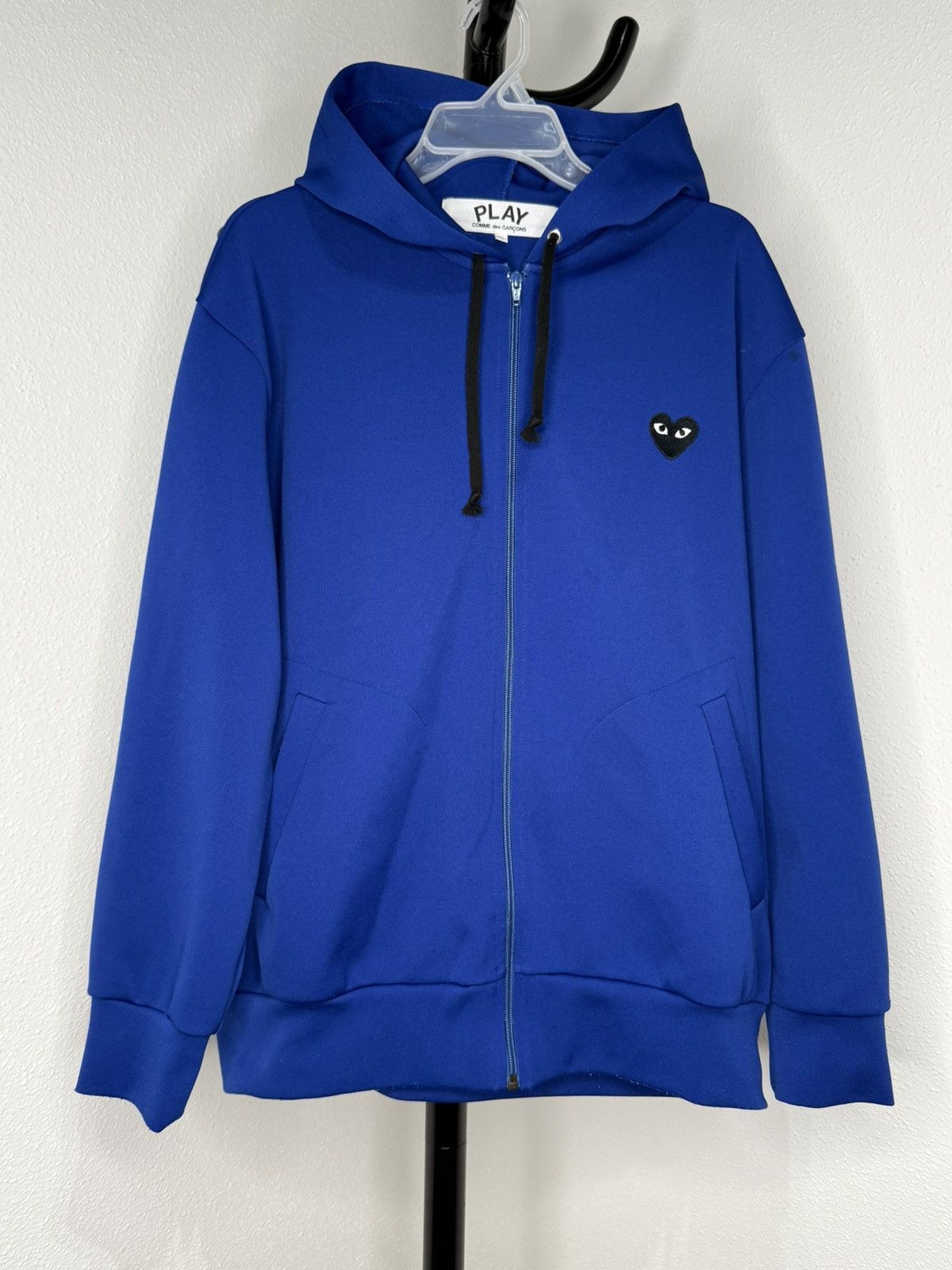 Comme des Garcons Comme des Garcons PLAY Blue Full-Zip Hoodie Size US XL / EU 56 / 4 - 1 Thumbnail