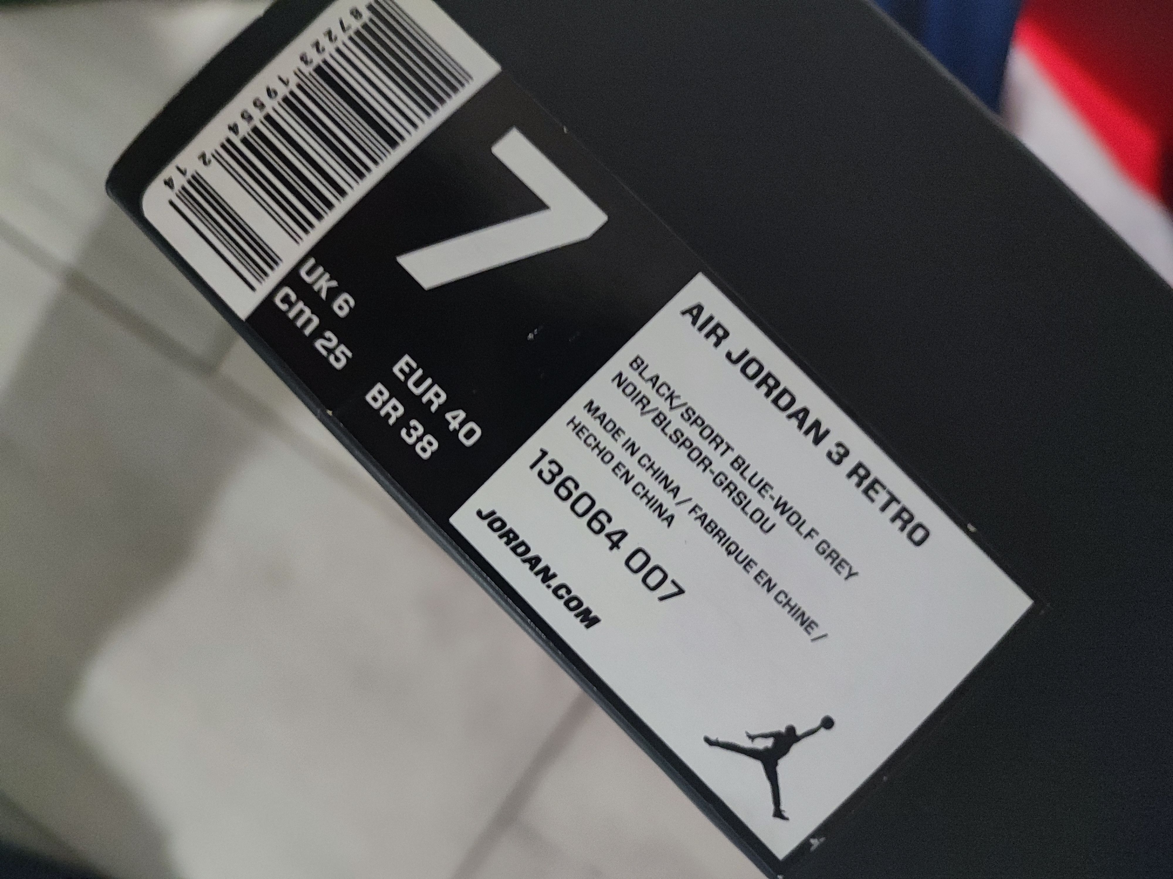 Jordan Brand Aie Jordan III blue sport Size US 7 / EU 40 - 5 Thumbnail