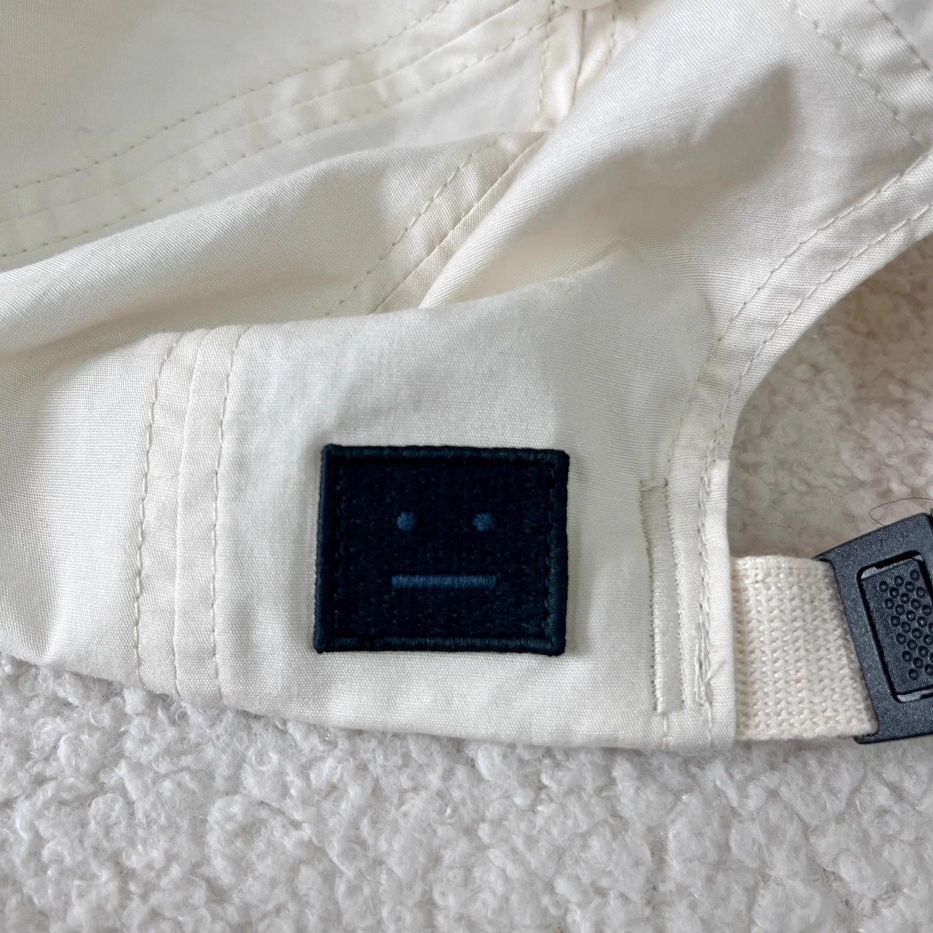 Acne Studios Acne Studios White Baseball Cap Size ONE SIZE - 7 Thumbnail