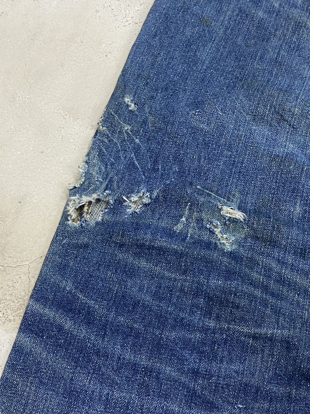 Levi's Vintage 80s Levis 505 Button 8 Zipper Talon Dirty Distress Size US 29 - 16 Thumbnail